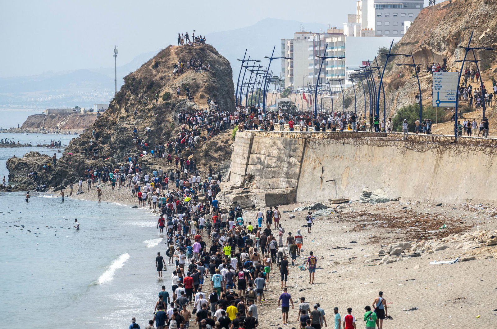 Mittlerweile hat der Großteil der Migranten Ceuta bereits wieder verlassen. (Archivbild)