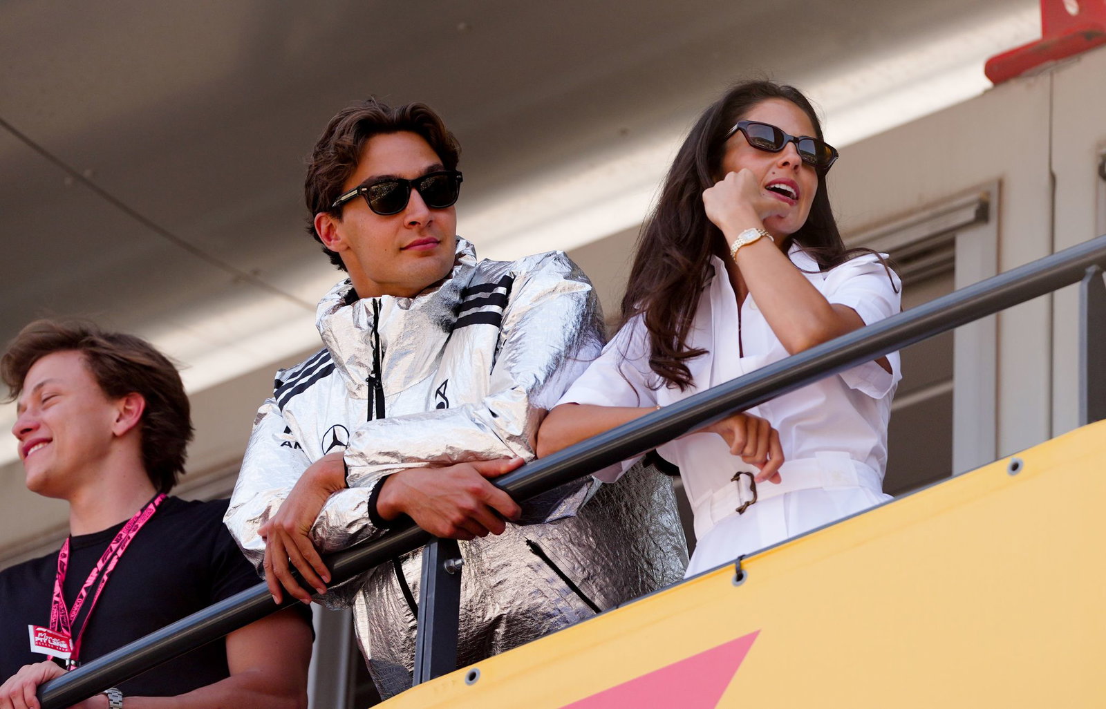 Formel-1-Pilot George Russell und seine Partnerin Carmen Mundt sind verlobt. (Archivbild)