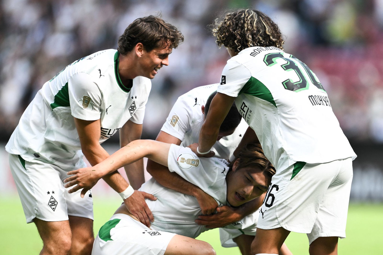 Die Borussia hatte in Mainz Grund zur Freude.