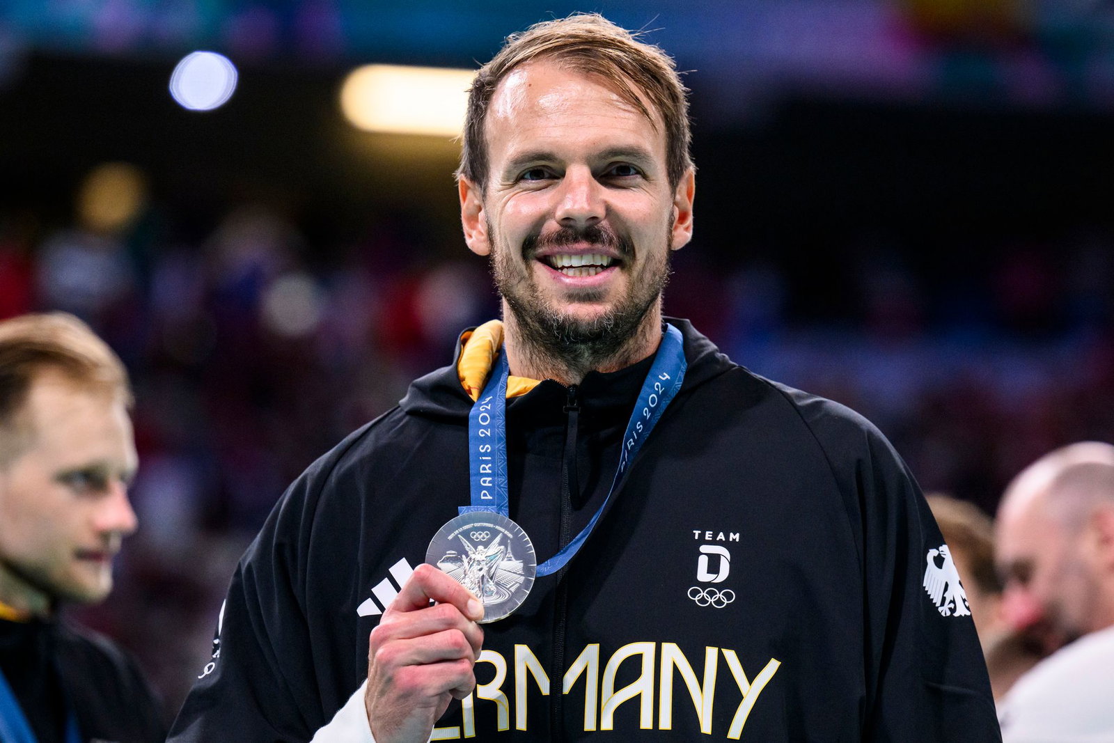 Kai Häfner gewann bei den Olympischen Spielen 2024 mit dem deutschen Nationalteam die Silbermedaille. (Archivbild)
