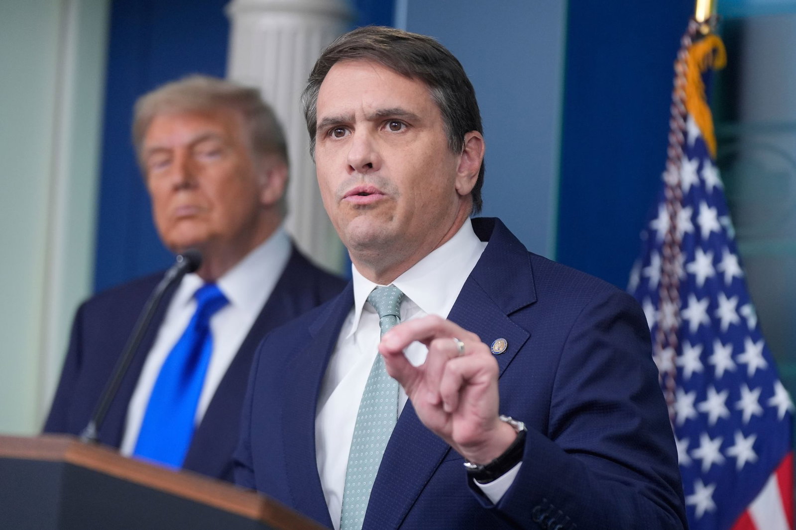 Der frühere Trump-Anwalt Todd Blanche soll im Amt des Justizministers bleiben. (Archivbild)