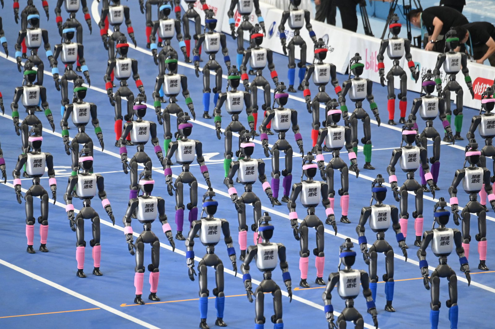 China investiert viel Geld in die Entwicklung humanoider Roboter. 