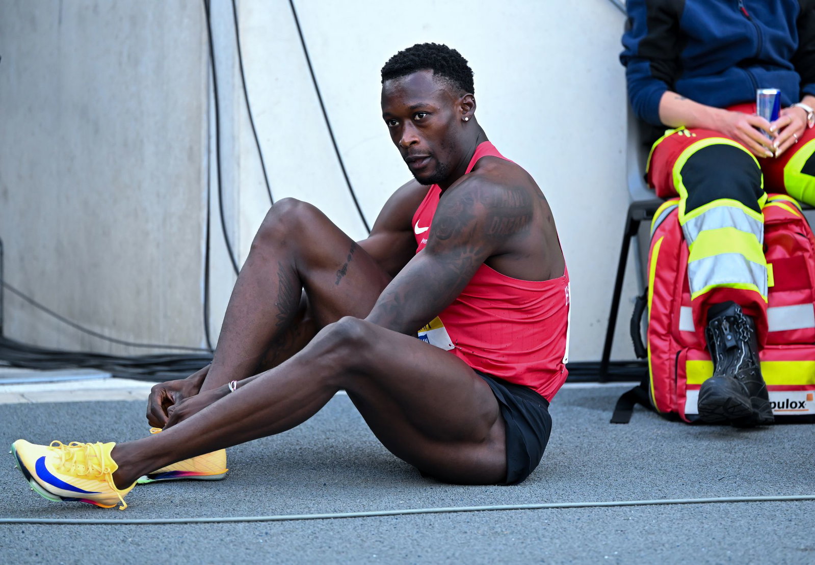 Könnte bald vor einer langen Sperre stehen: Sprinter Owen Ansah. (Archivbild)