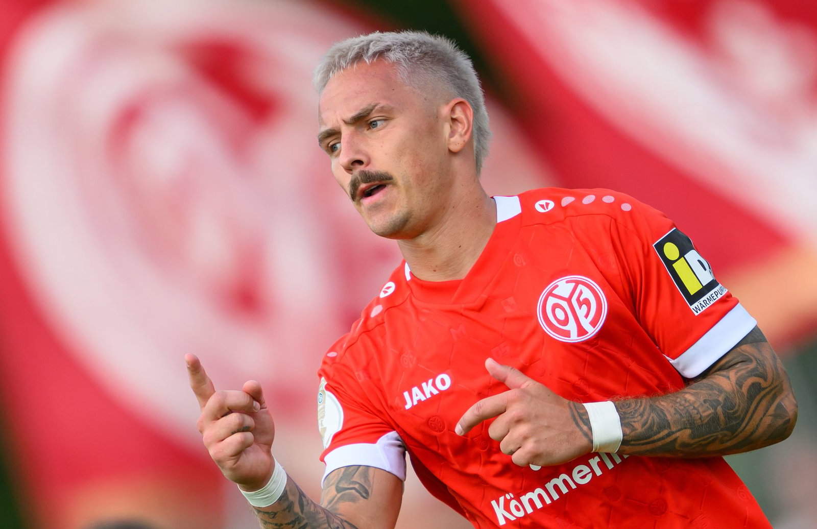 Erzielte vier Tore für die Mainzer: Stürmer Phillip Tietz.