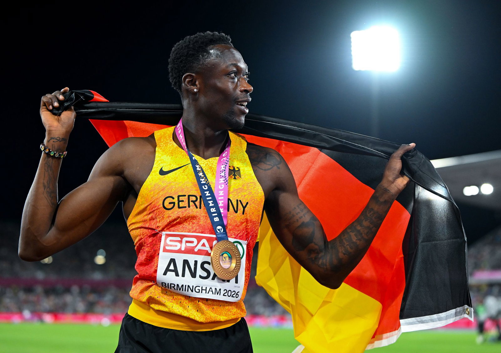 Owen Ansah krönte sich zum 200-Meter-Europameister.
