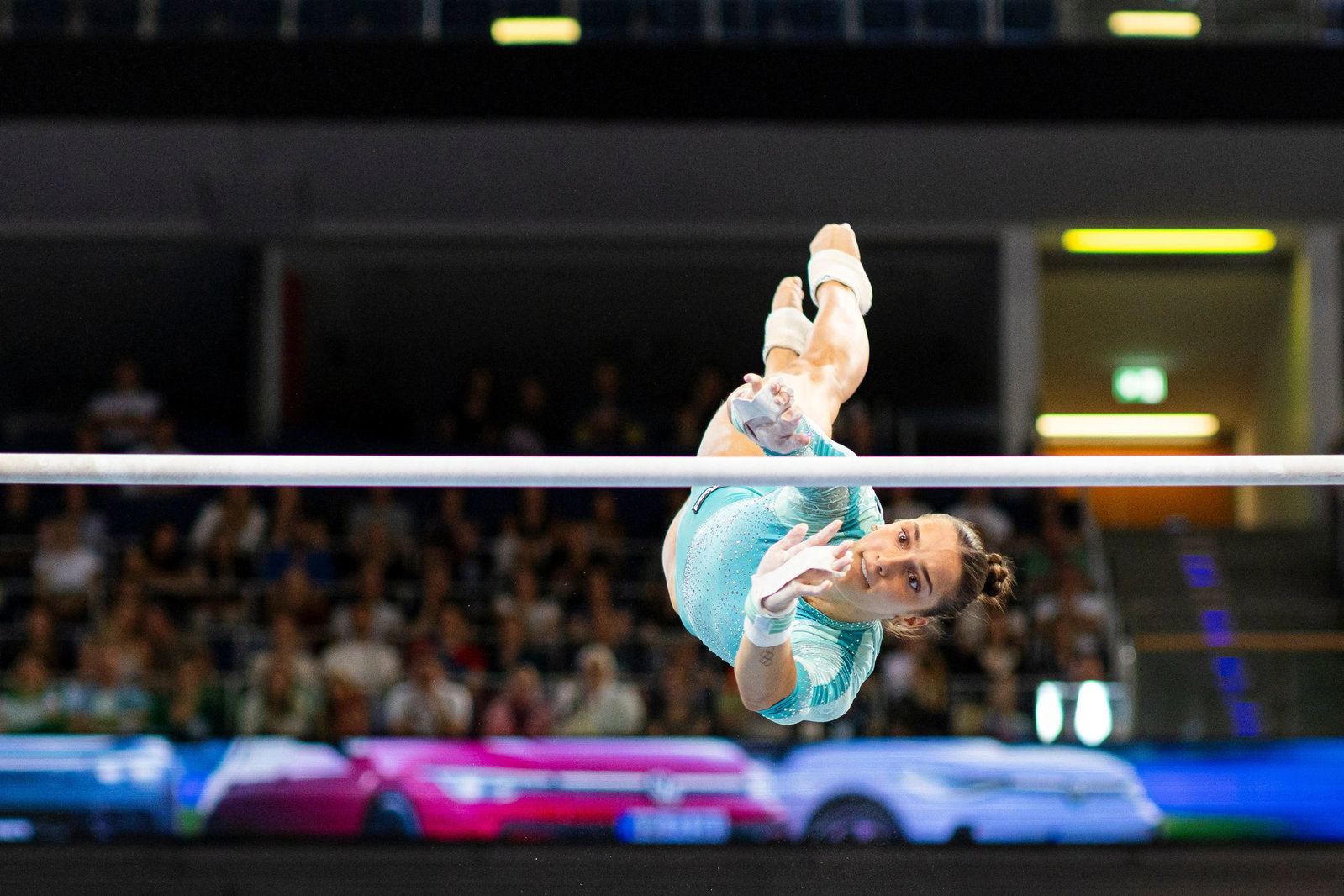 Voller Fokus auf die Übung: Helen Kevric. (Archivbild)