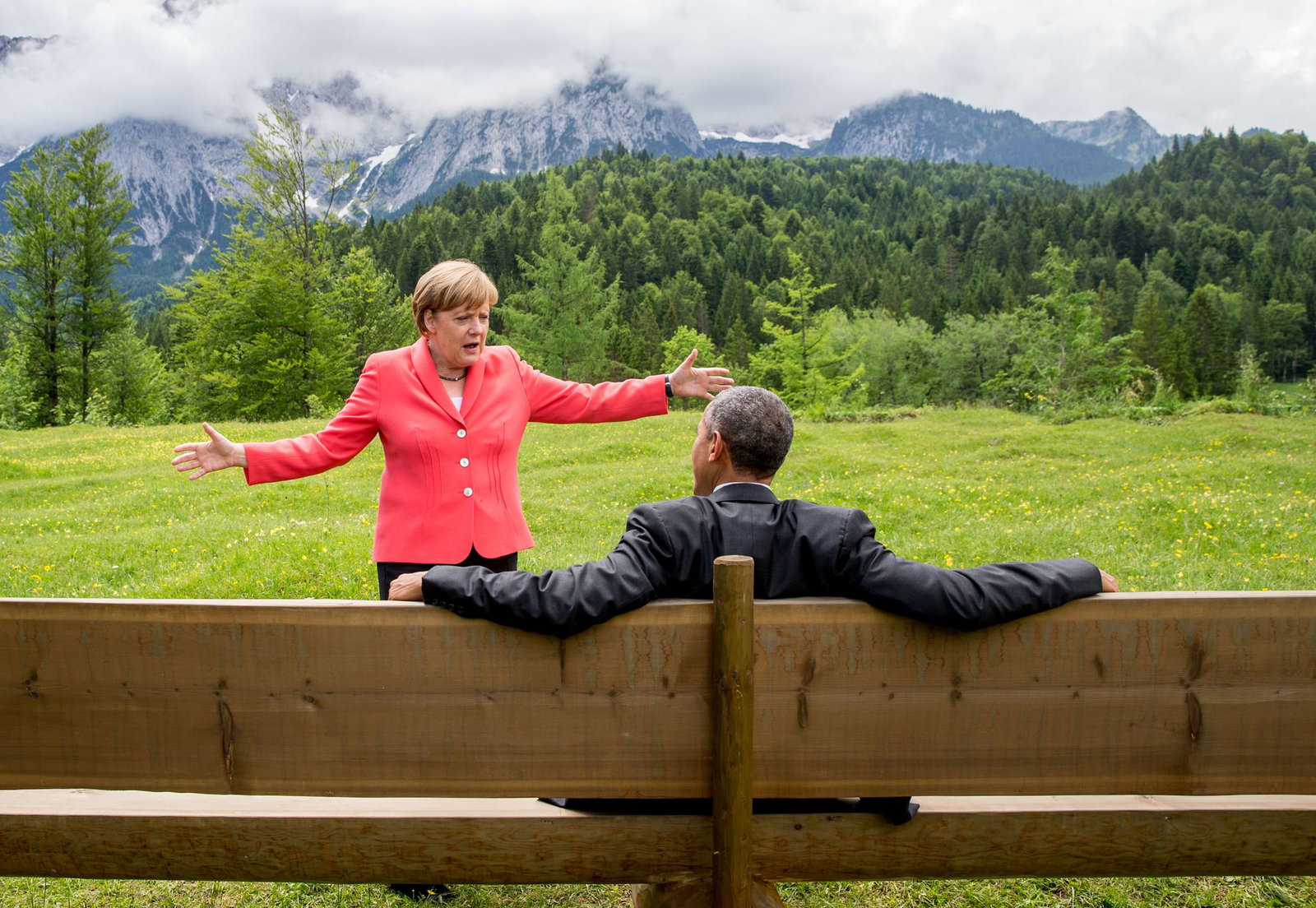 Sind eigentlich Freunde: Ex-Bundeskanzlerin Angela Merkel (CDU) und Ex-US-Präsidenten Obama. (Archivbild)