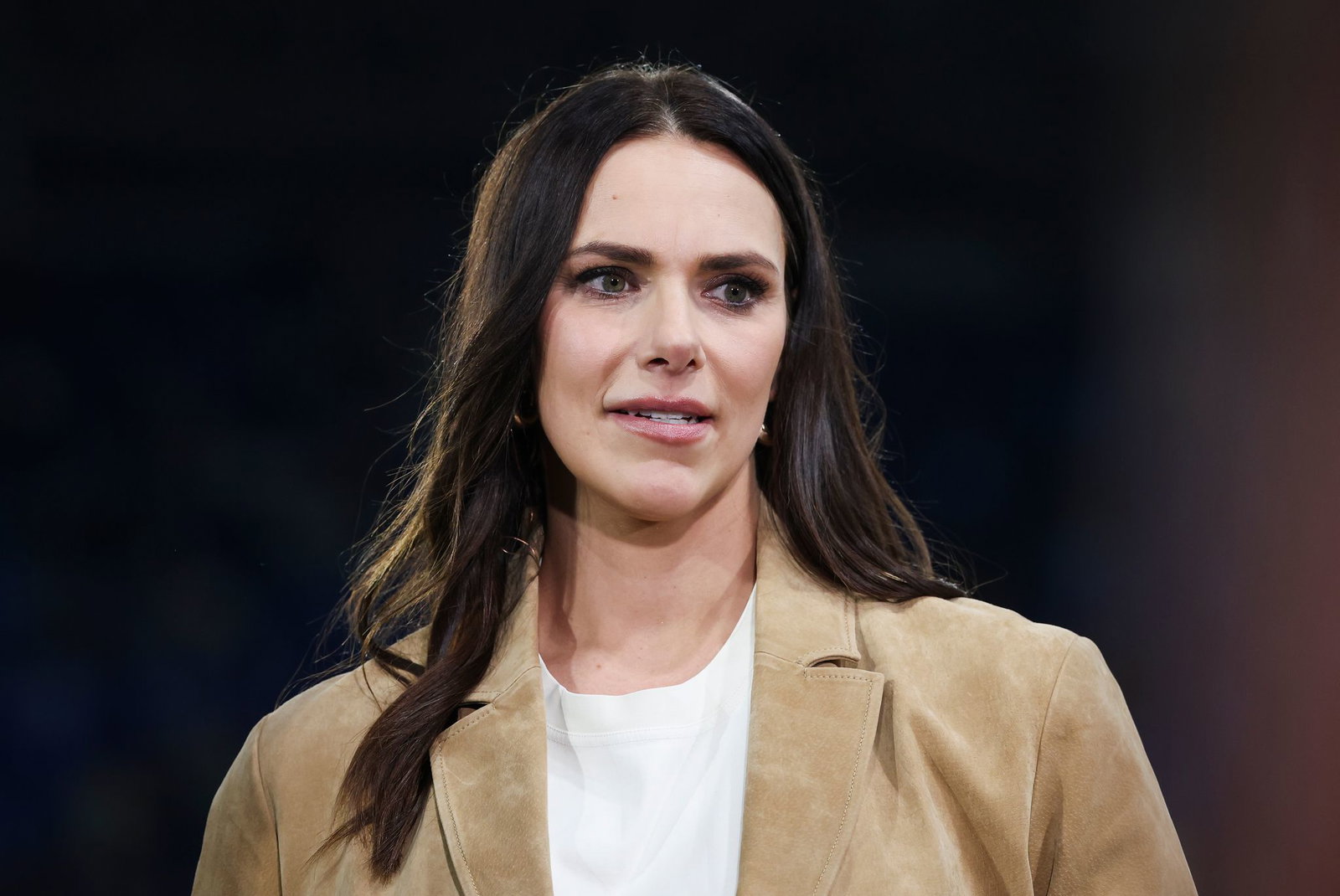 Esther Sedlaczek kennen viele ARD-Zuschauer vor allem als Fußball-Moderatorin. (Archivbild)