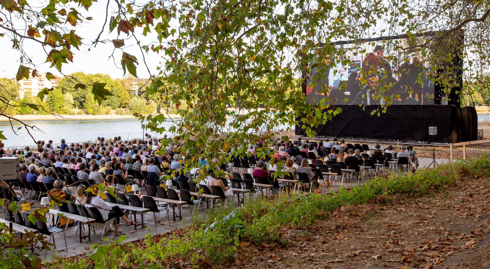 Das Festival läuft in einem Freiluftkino sowie in Kinozelten. (Archivfoto)
