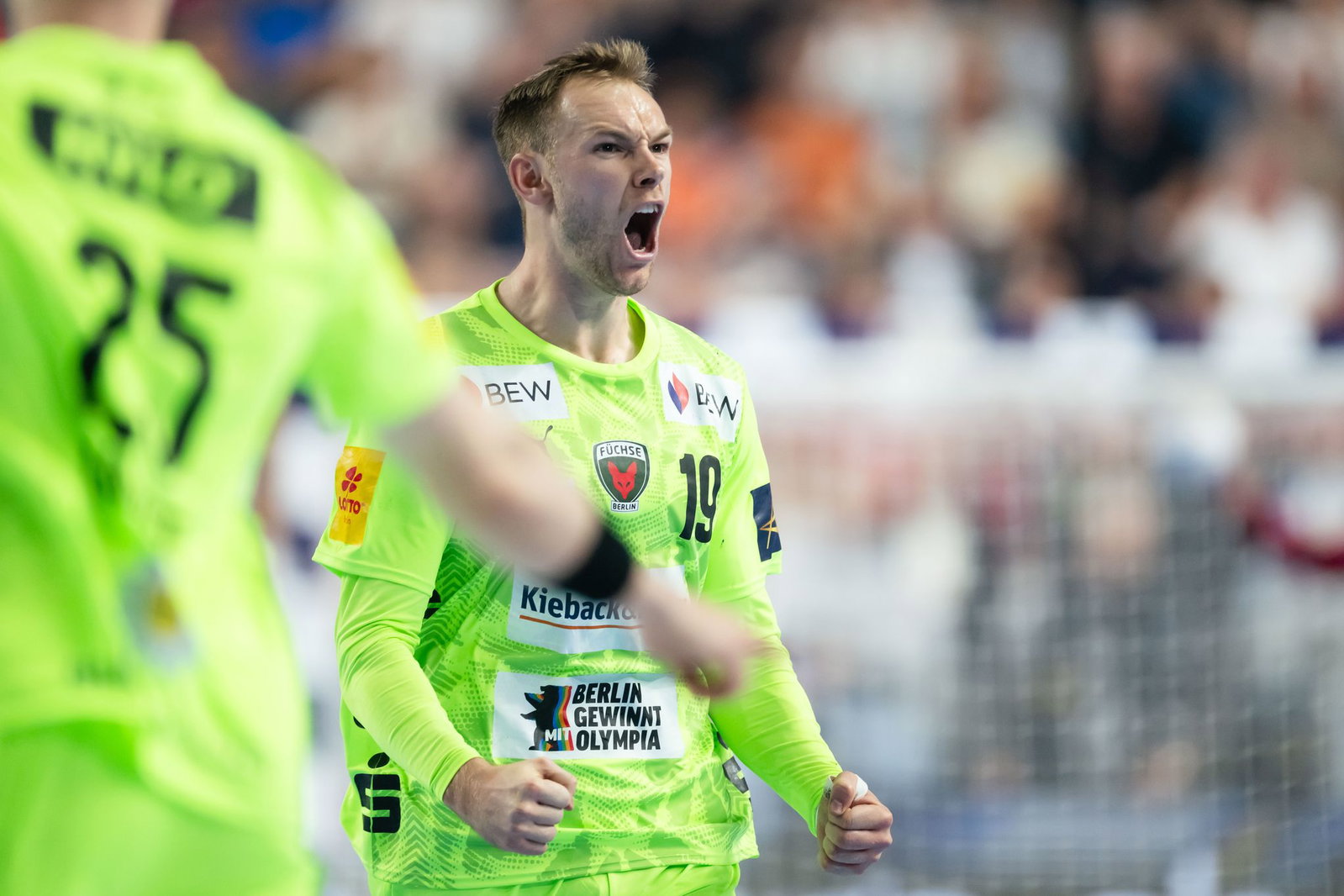 Der beste Spieler der Welt läuft weiterhin für die Füchse auf: Der Däne Mathias Gidsel. (Archivbild)