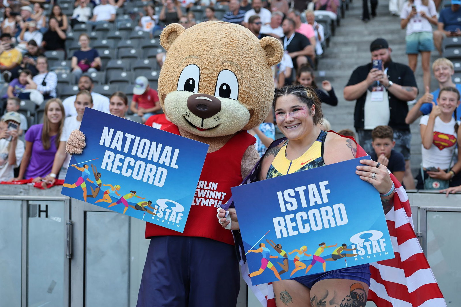 Kugelstoßerin Chase Jackson sorgte für einen der Höhepunkte beim Istaf.