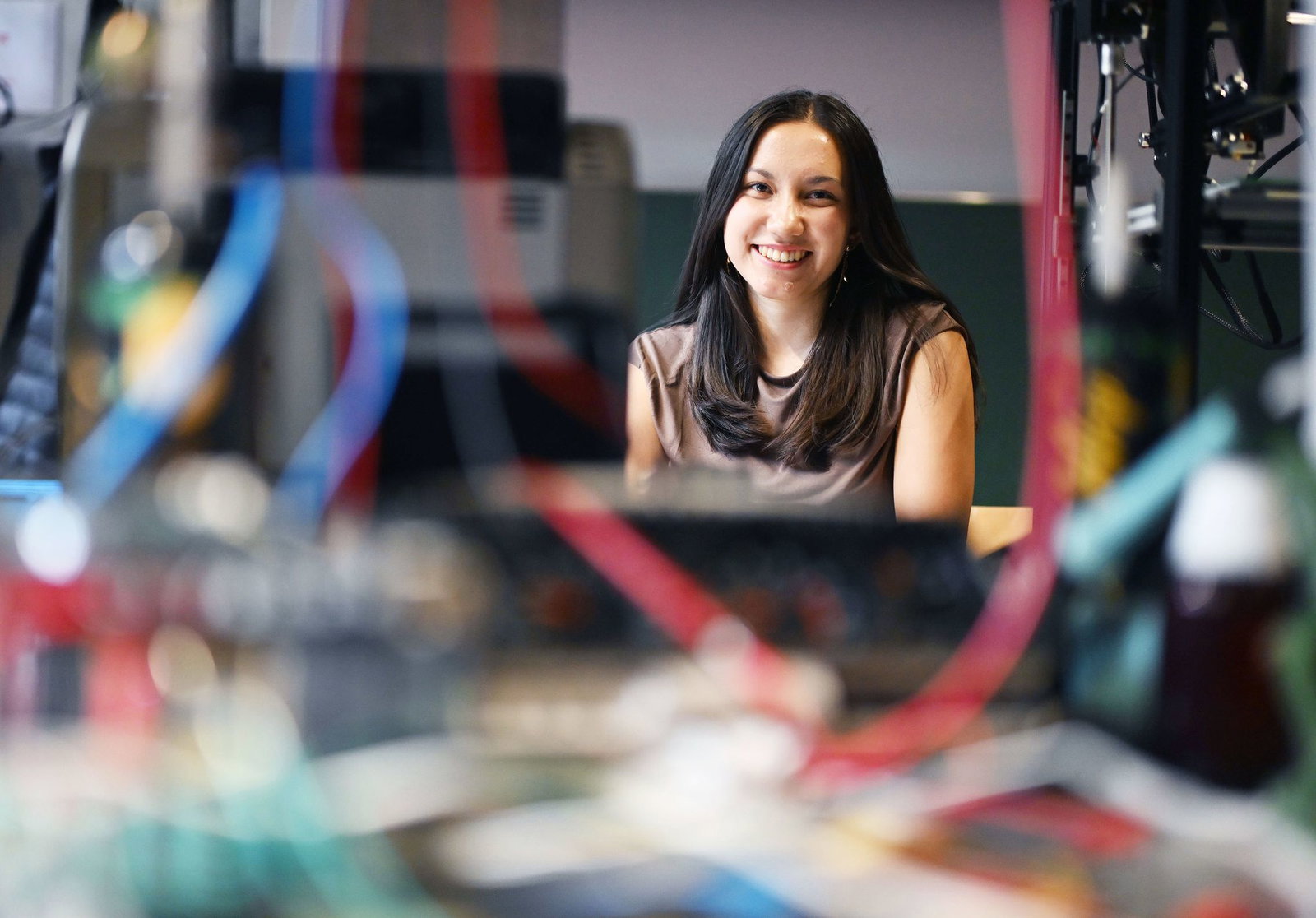 Jana Pohl hat sich als Erste für den Studiengang Quantencomputing an der Hochschule Karlsruhe beworben.