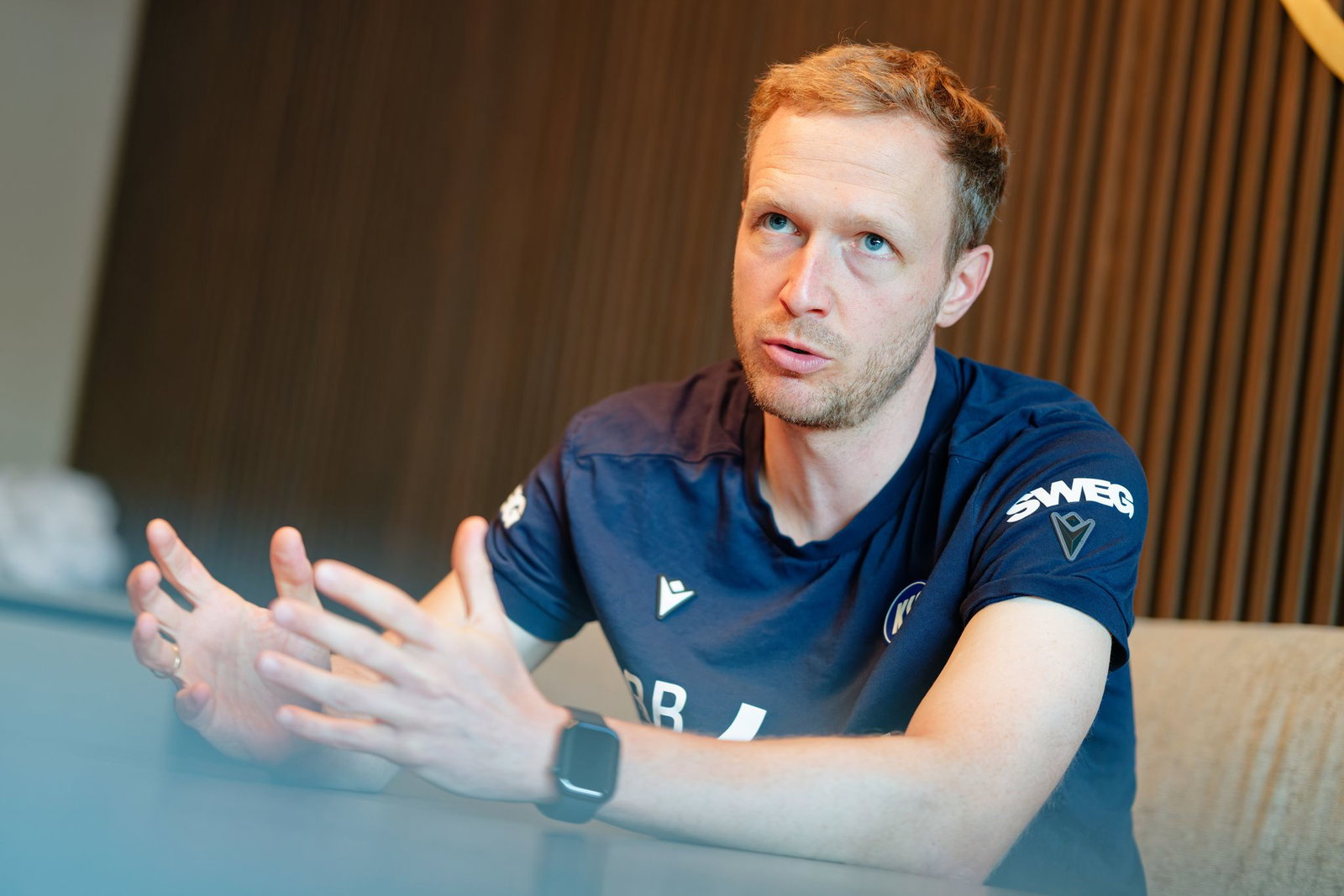 Steht vor seinem Debüt als KSC-Coach: Maximilian Senft. (Archivbild)