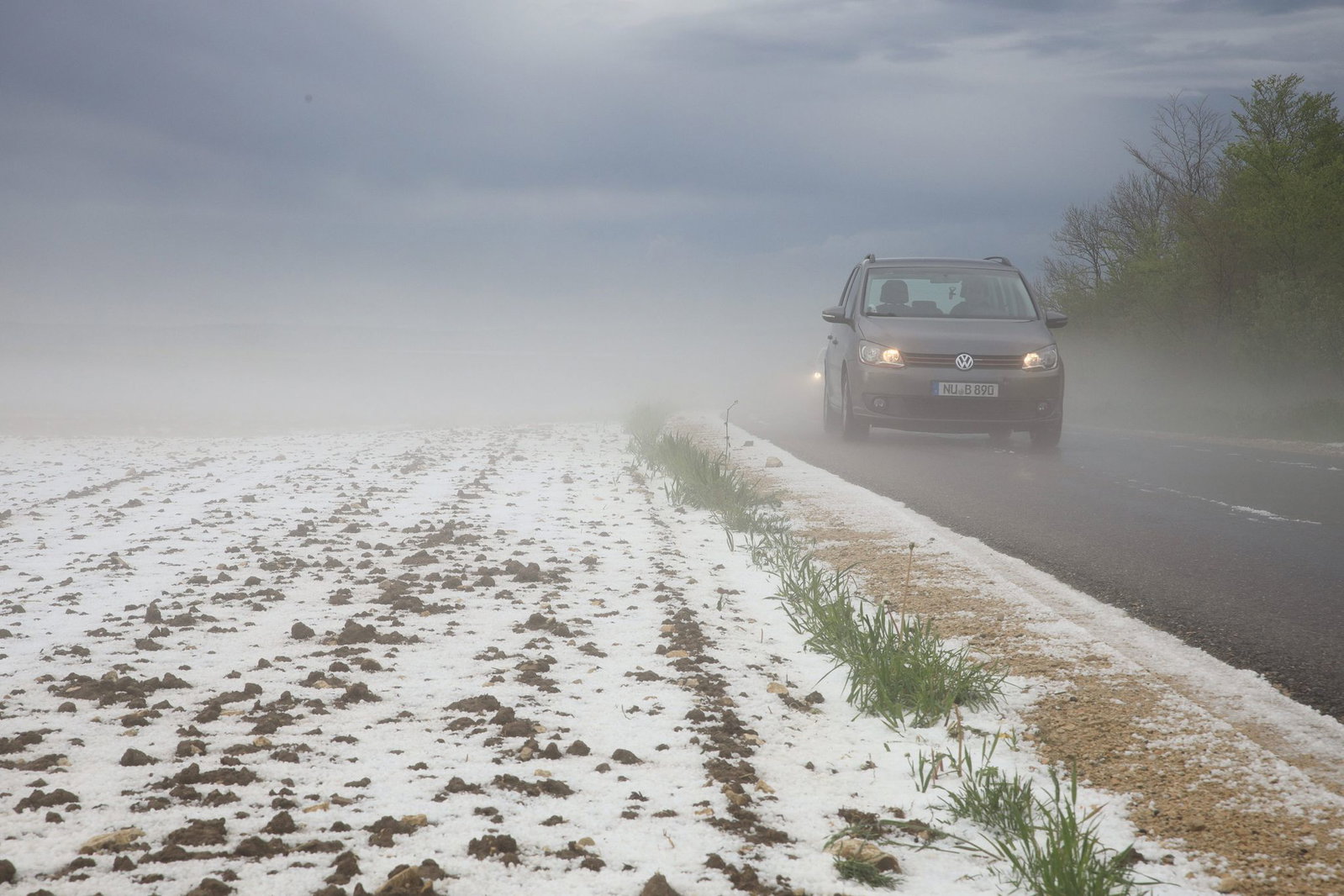 In Baden-Württemberg droht Hagel. (Archivbild)