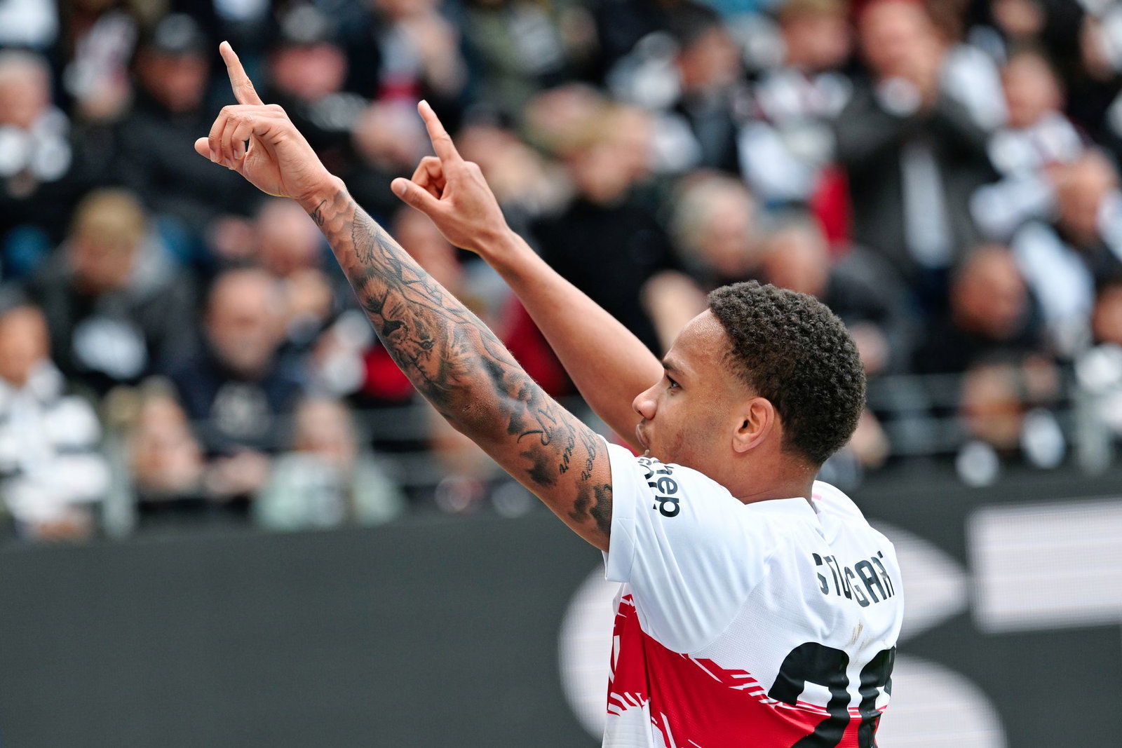 Nartey trifft zum 1:0 gegen Everton. (Archivbild)