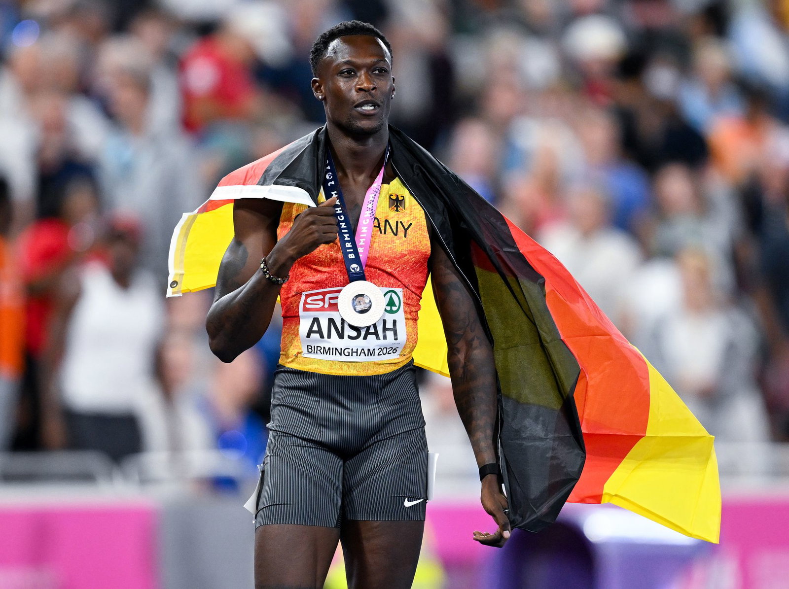 Für Owen Ansah soll es nicht bei der Bronzemedaille über 100 Meter bleiben.