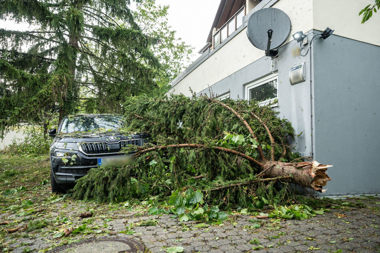 Das Unwetter zog über Teile Baden-Württembergs. 