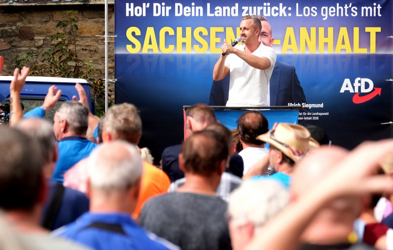 Ein AfD-Triumph in Sachsen-Anhalt würde Schockwellen auch nach Berlin senden. (Archivbild)