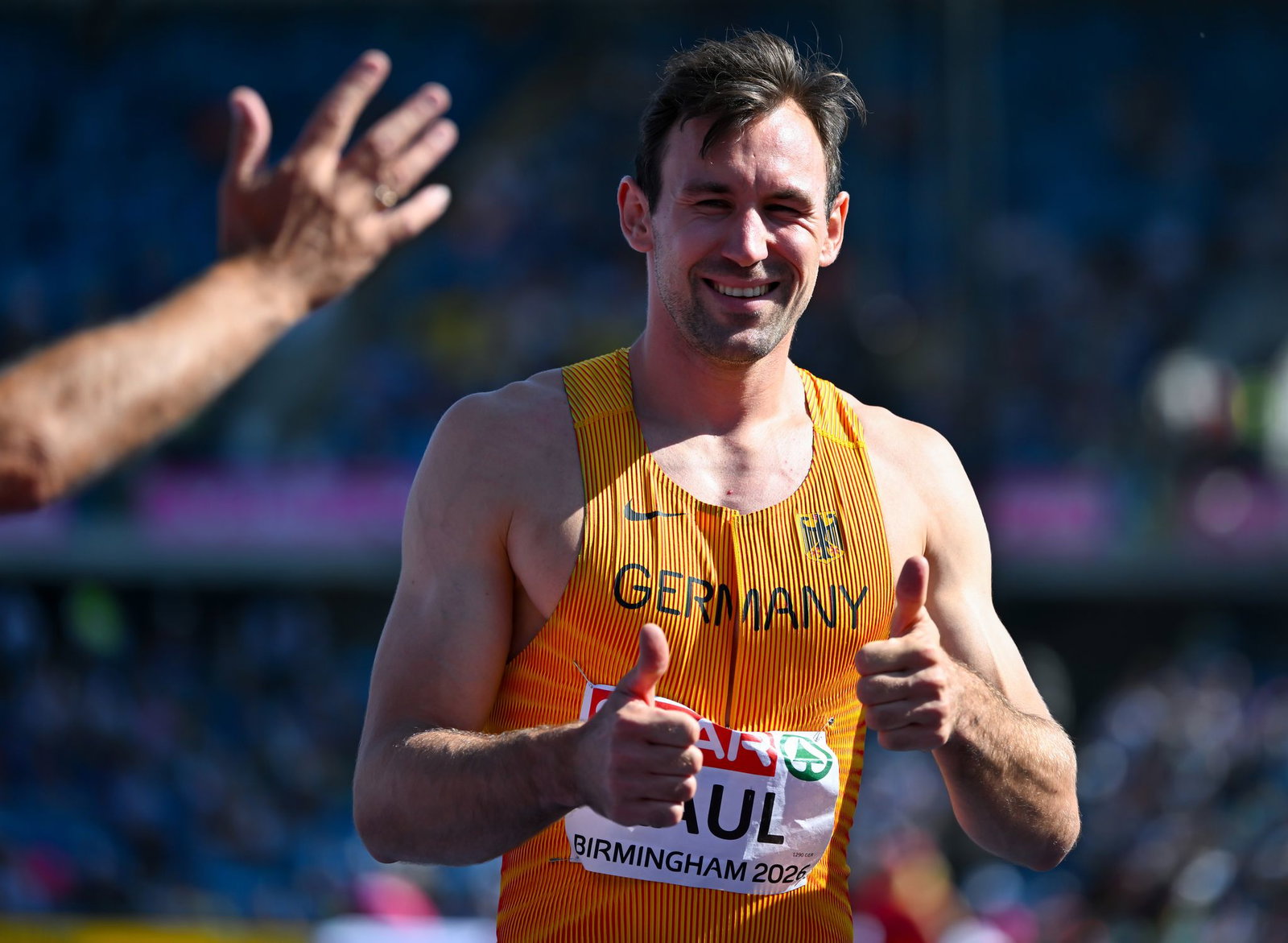 Niklas Kaul legte einen für seine Verhältnisse guten Zehnkampf-Start hin.