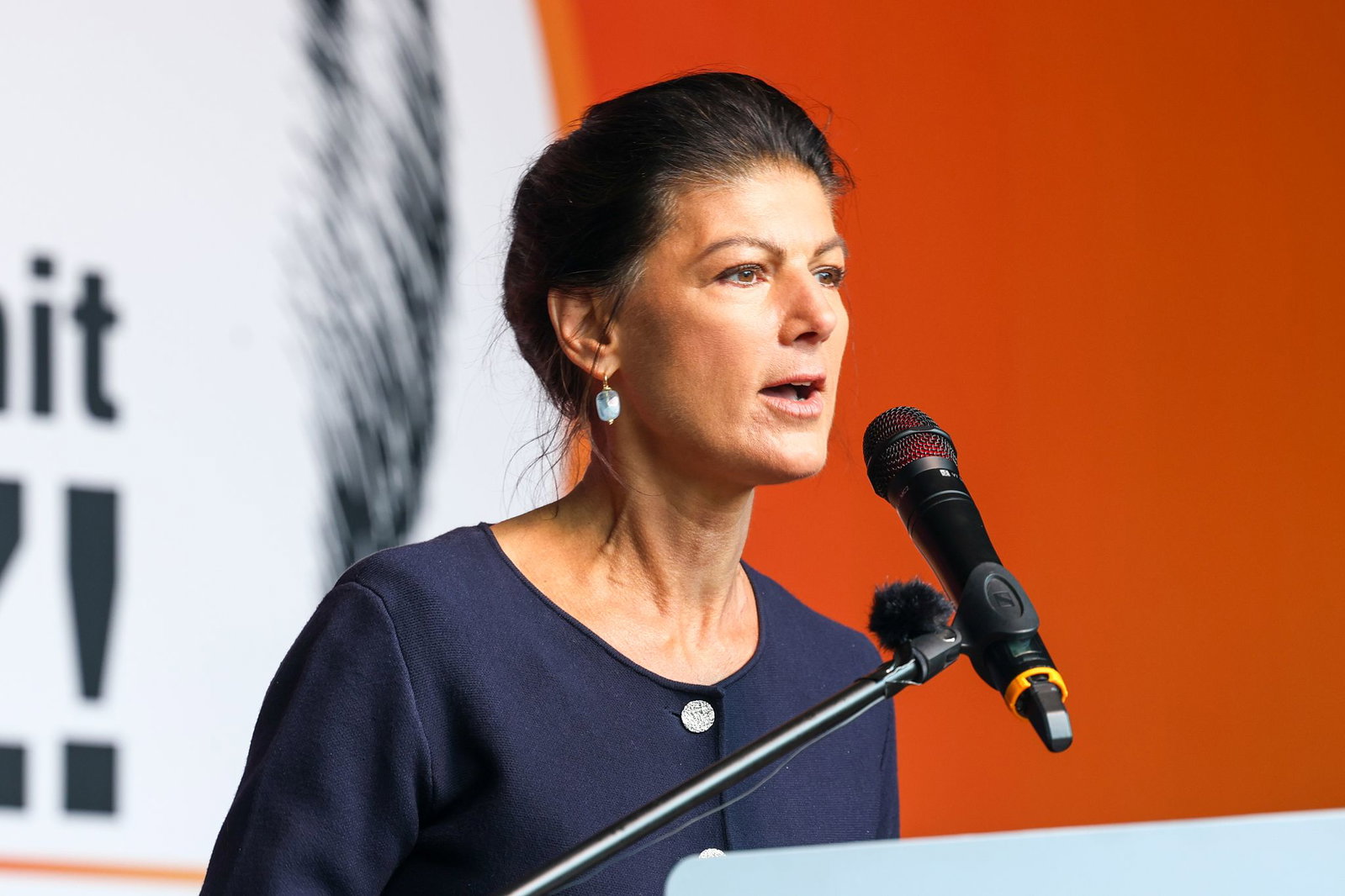BSW-Gründerin Sahra Wagenknecht hat die Brandmauer zur AfD für gescheitert erklärt. (Archivbild)