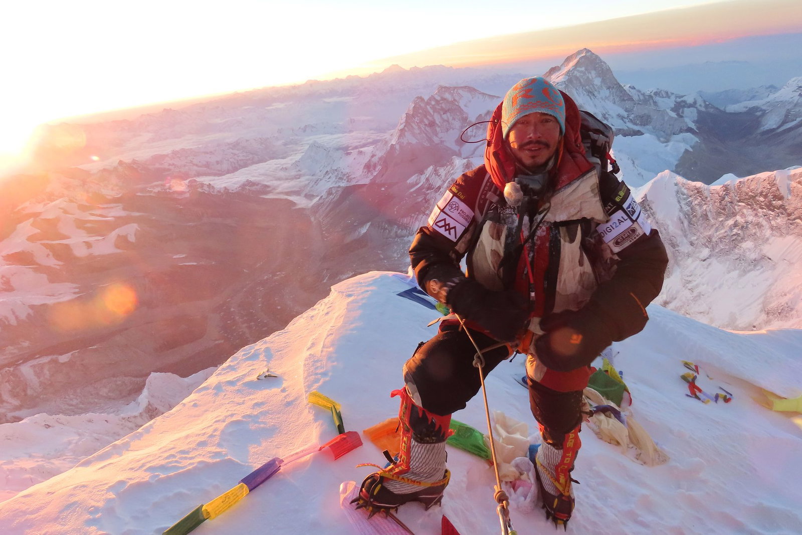 Purja auf dem Gipfel des Everest. (Archivbild)