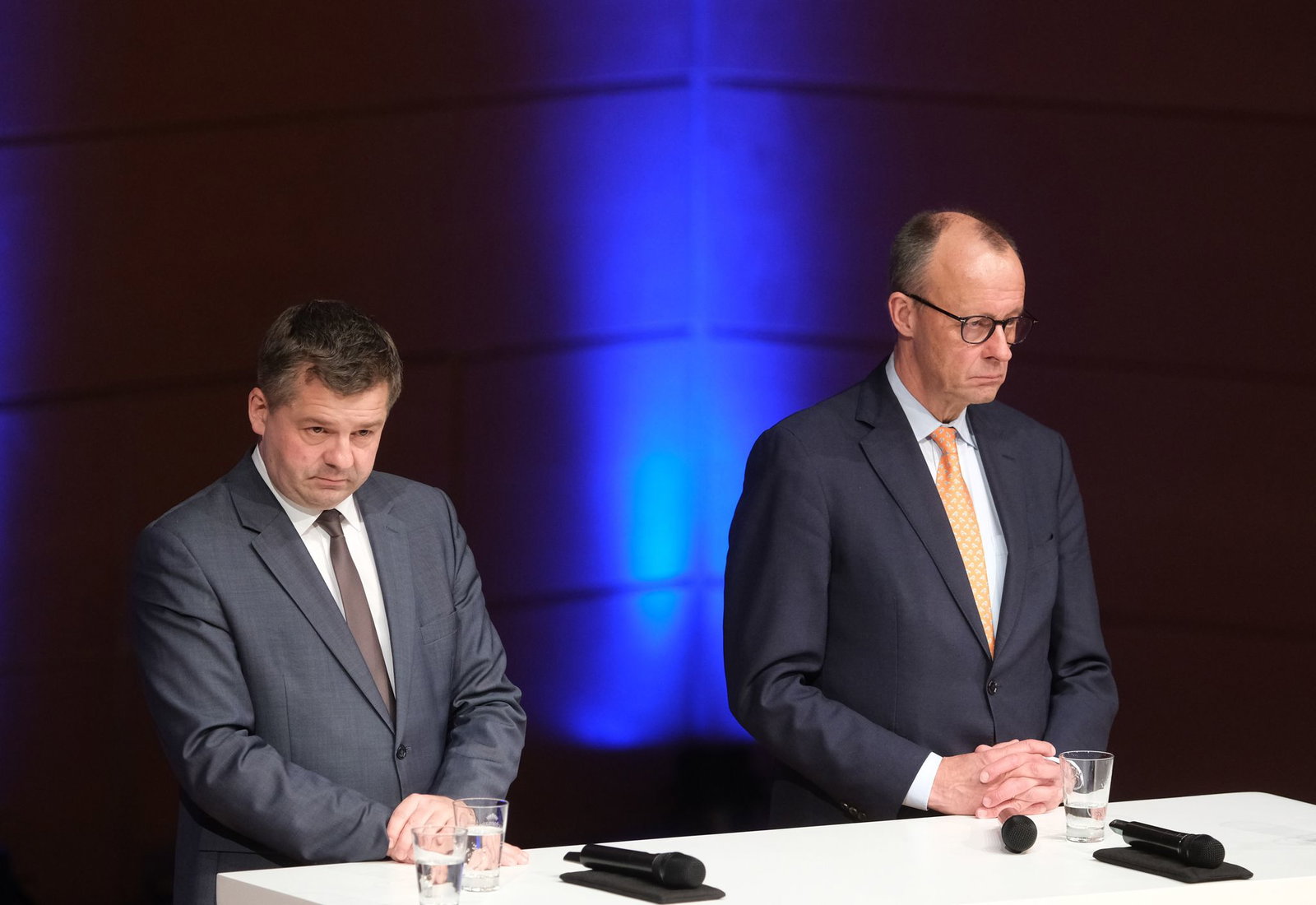 Diese beiden harmonieren bisher nicht besonders gut miteinander: Sven Schulze und Friedrich Merz.