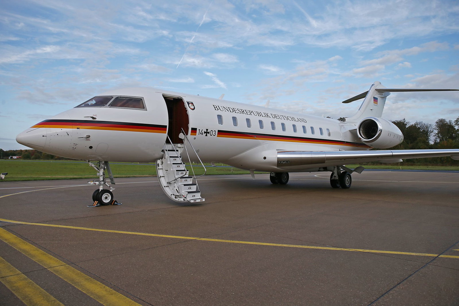 Eine Bombardier Global 5000 - hier in heimischen Gefilden zu sehen. (Archivbild) 