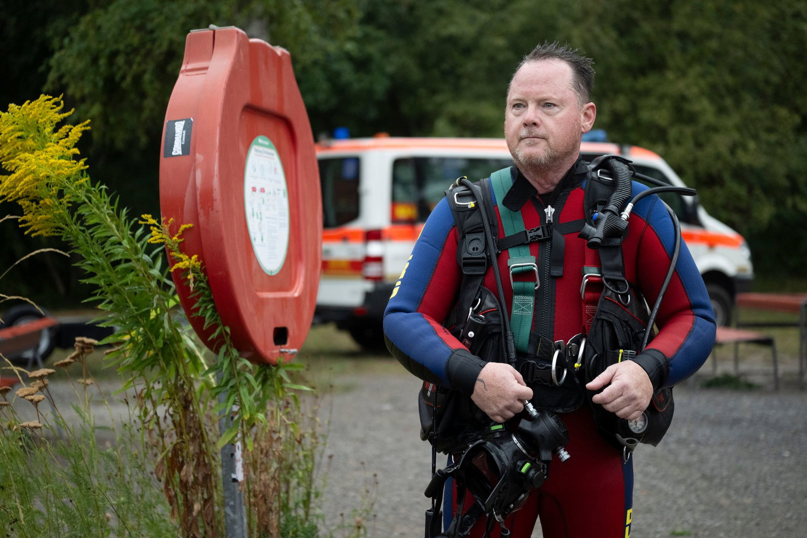 Achim Maier ist mit 57 Jahren der dienstälteste Rettungstaucher der DLRG im Kreis Ludwigsburg. 