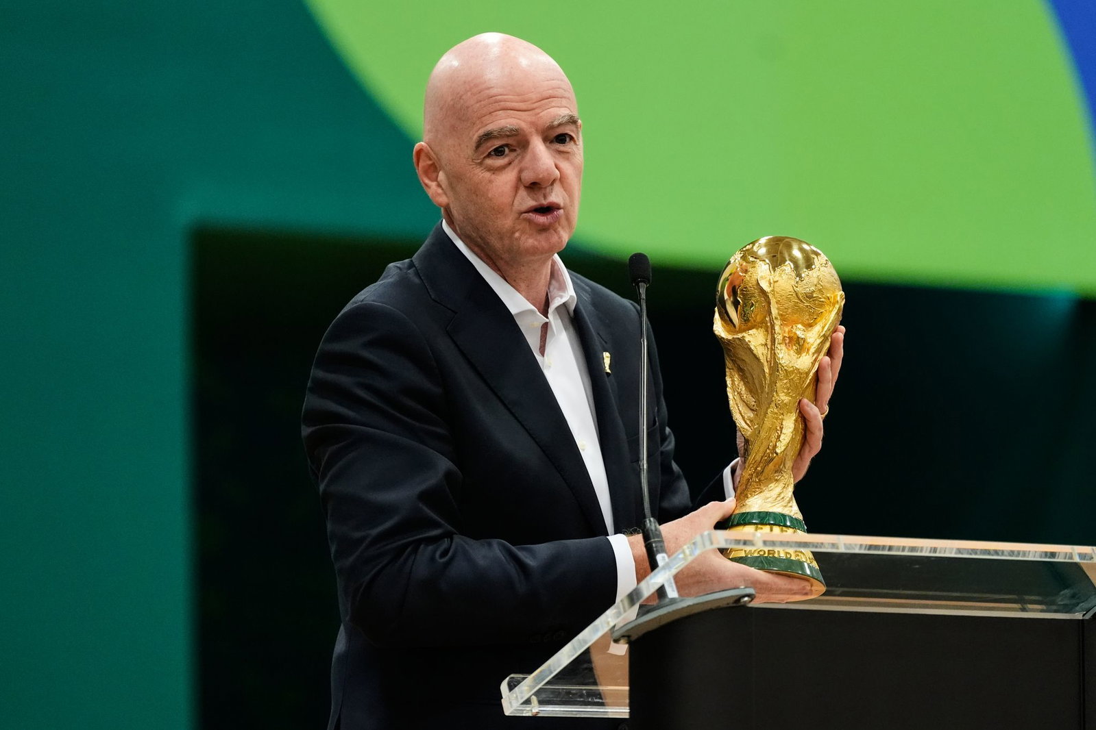 Spielen 2030 noch mehr Teams bei der Endrunde um den WM-Pokal? (Archivbild)