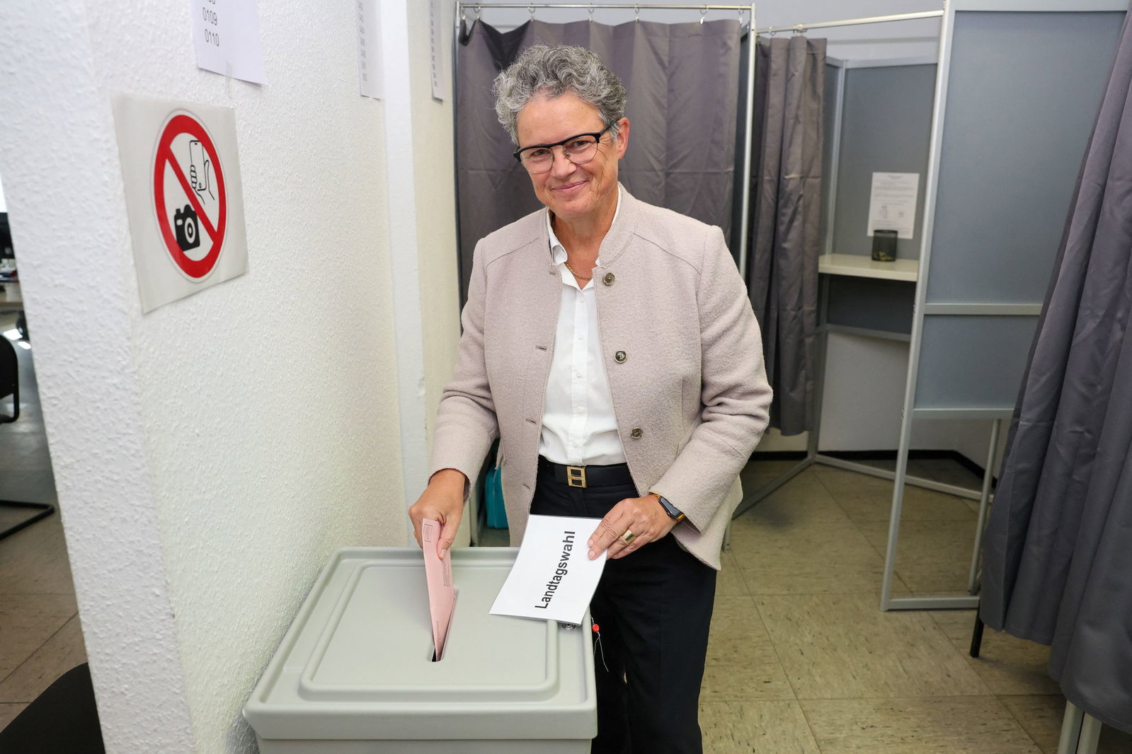 Hat schon gewählt: FDP-Spitzenkandidatin Lydia Hüskens 