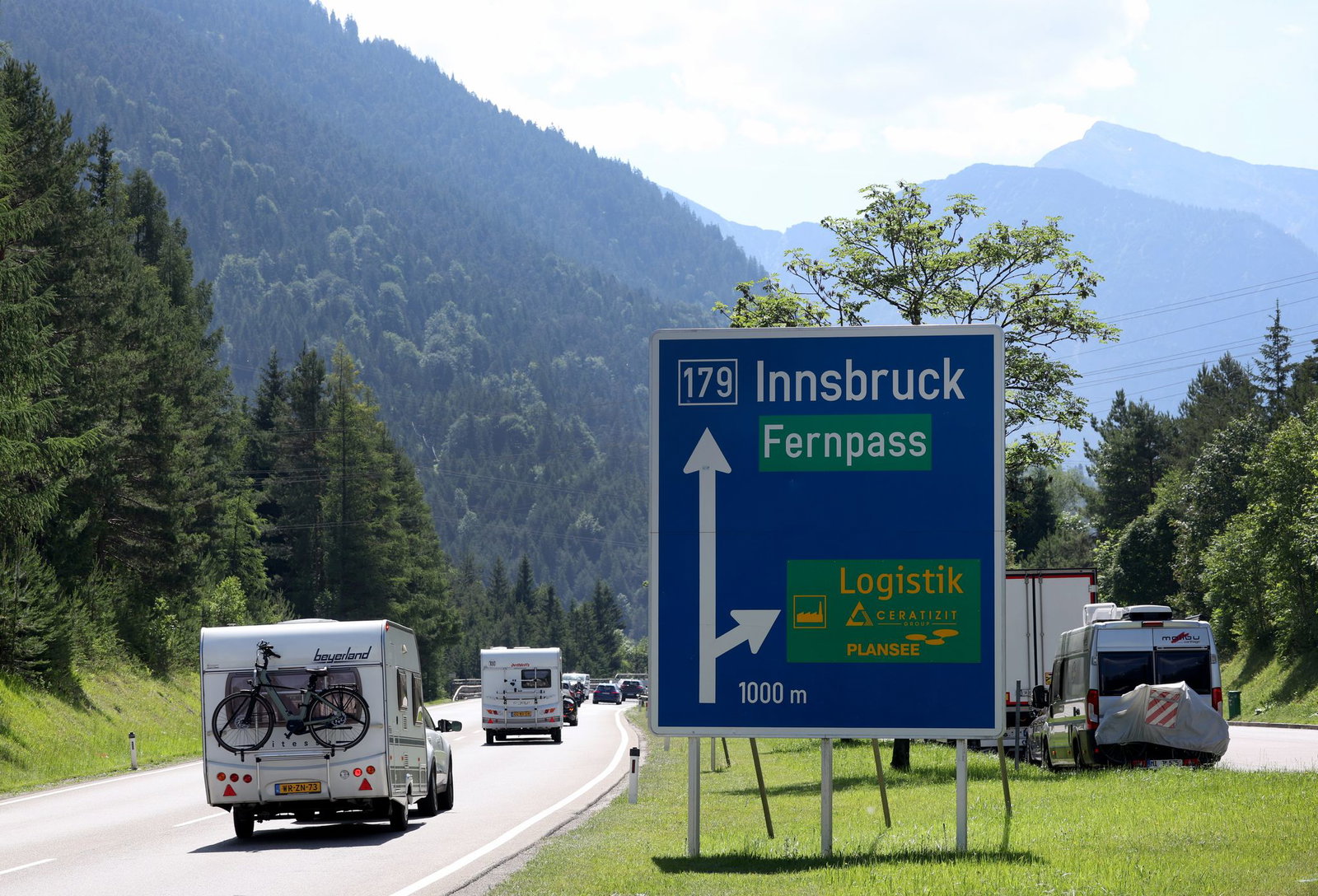 Wegen einer Demonstration wird der Fernpass am Samstag erneut für rund zwei Stunden gesperrt. 