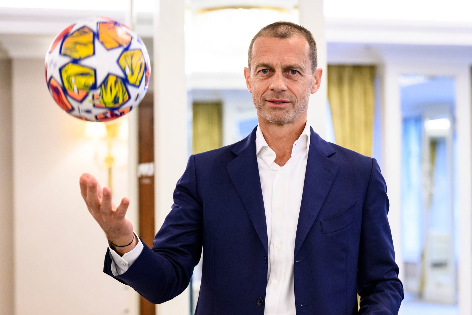 Organisiert Europas Widerstand: UEFA-Boss Ceferin. (Archivbild)