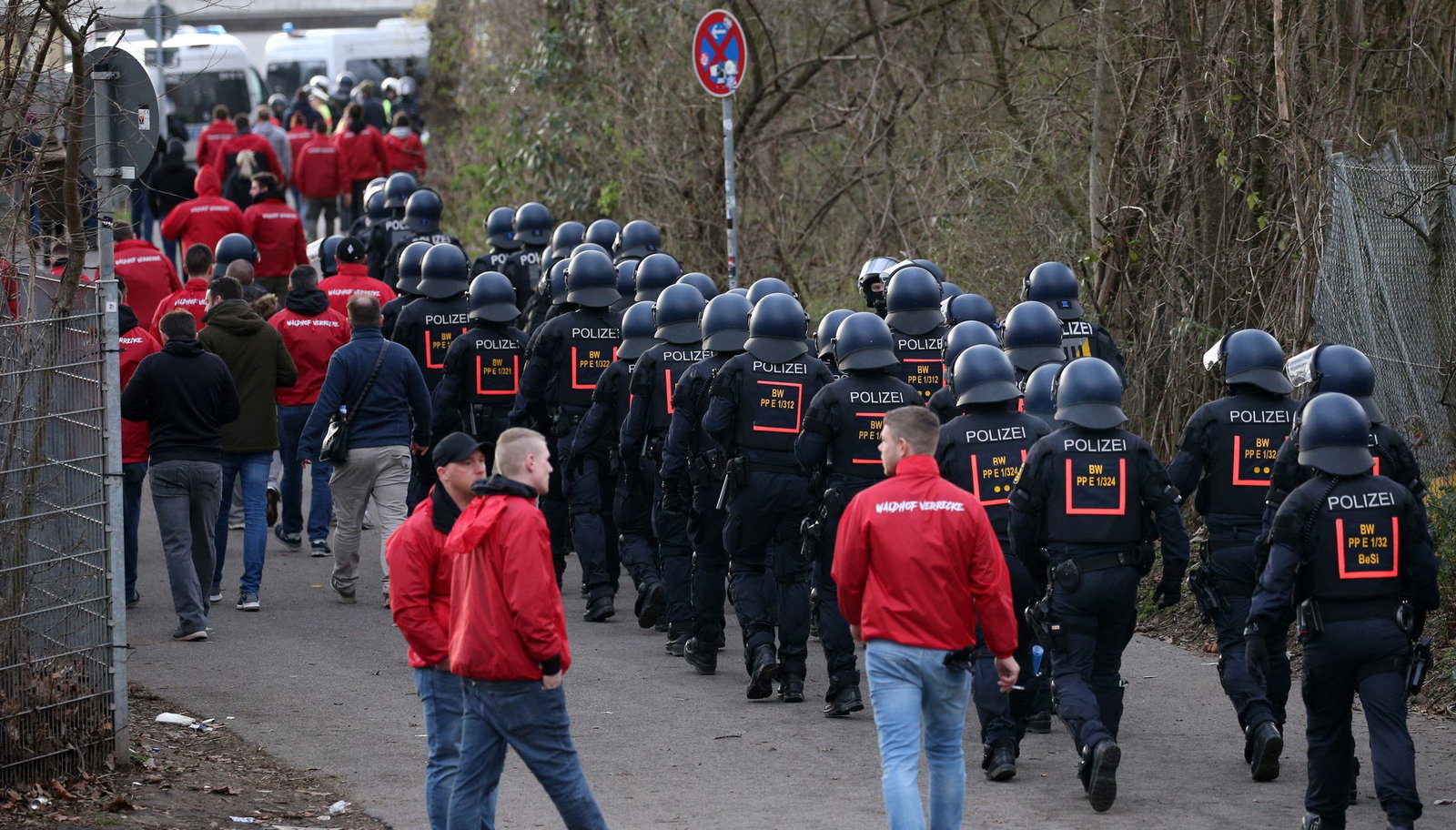 Die Polizei ist beim Derby besonders gefordert.