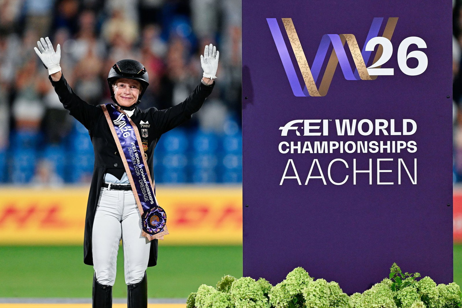 Glücklich mit Bronze: Isabell Werth.