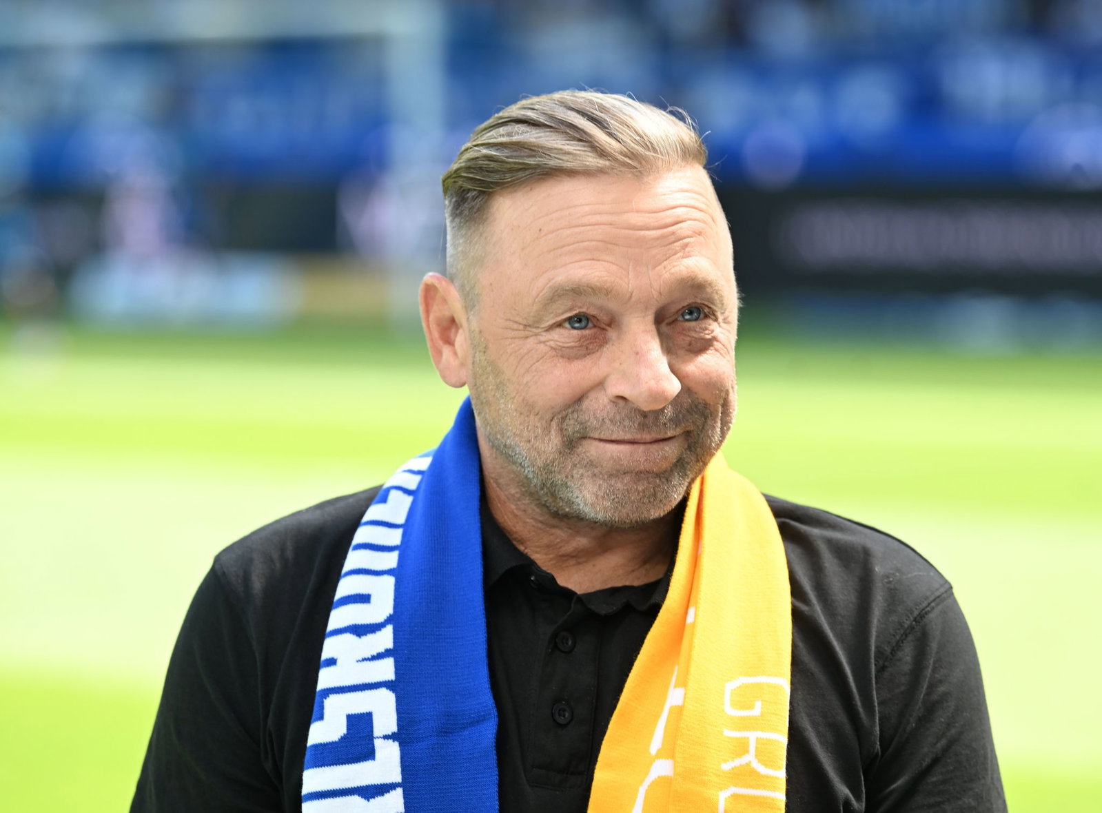Prominenter Besuch: Thomas Häßler schaute im Wildpark vorbei.