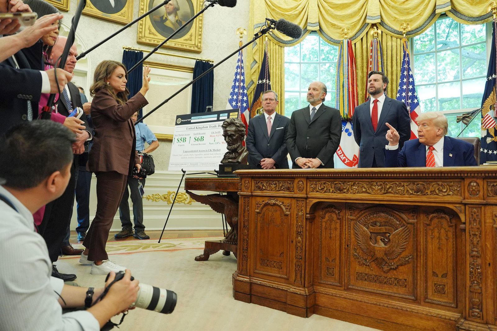 Trump wirft den betroffenen Medien Falschnachrichten vor. (Archivbild)