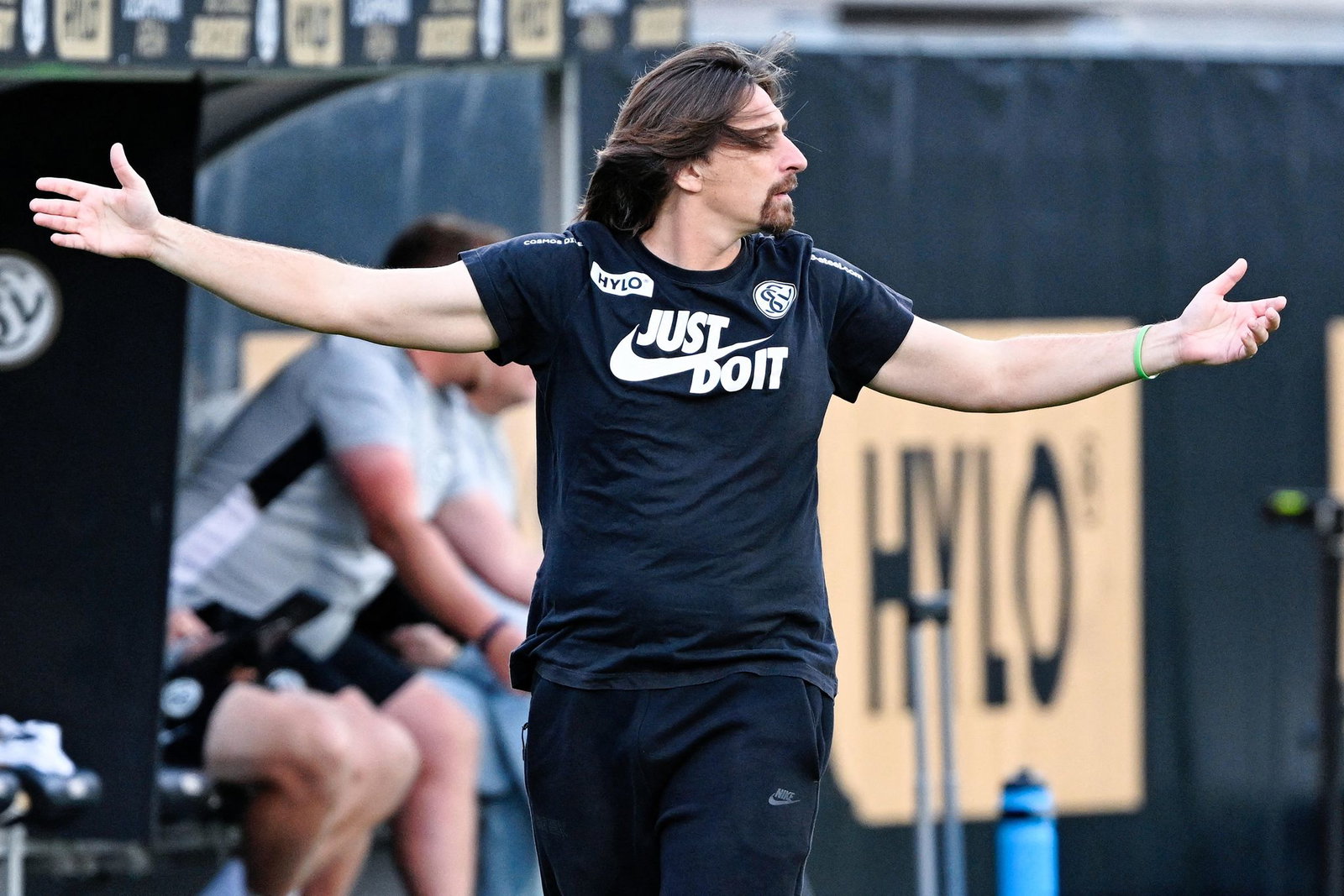 Musste sich mit der SV Elversberg dem FC Bayern nur knapp geschlagen geben: Trainer Vincent Wagner.