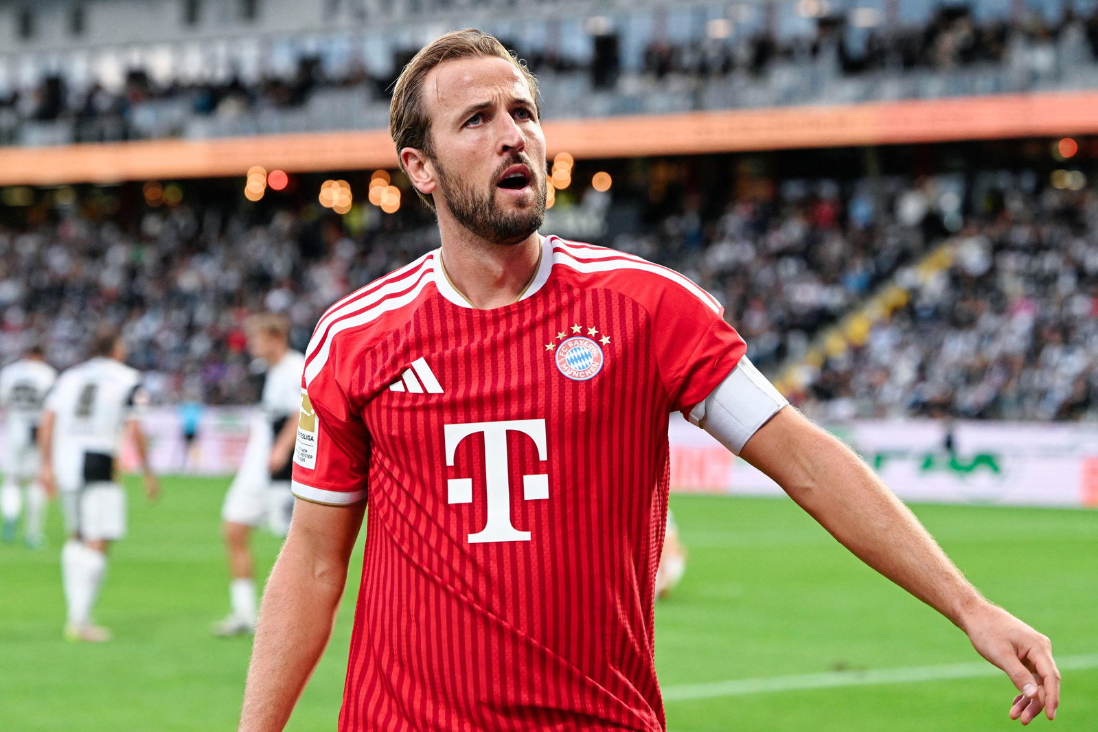 Harry Kane steht vor seinem 100. Bundesliga-Tor. (Archivbild)