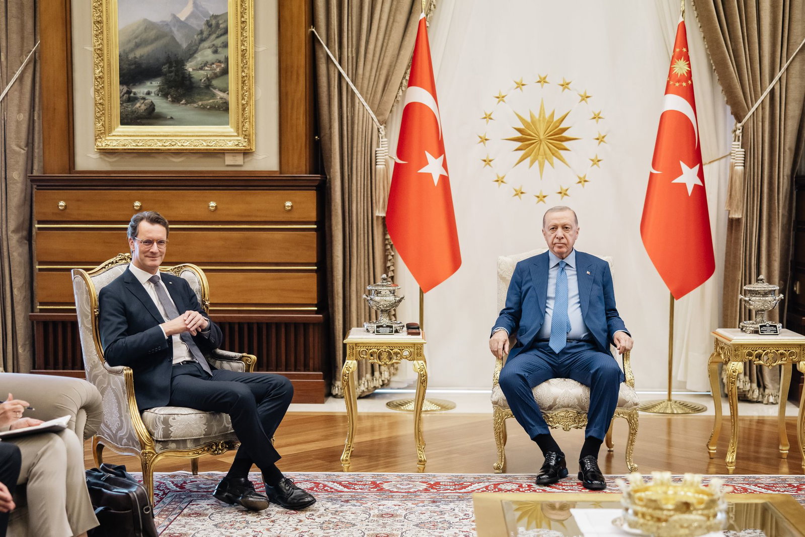 Ungewöhnliches Treffen: Wüst bei Erdogan