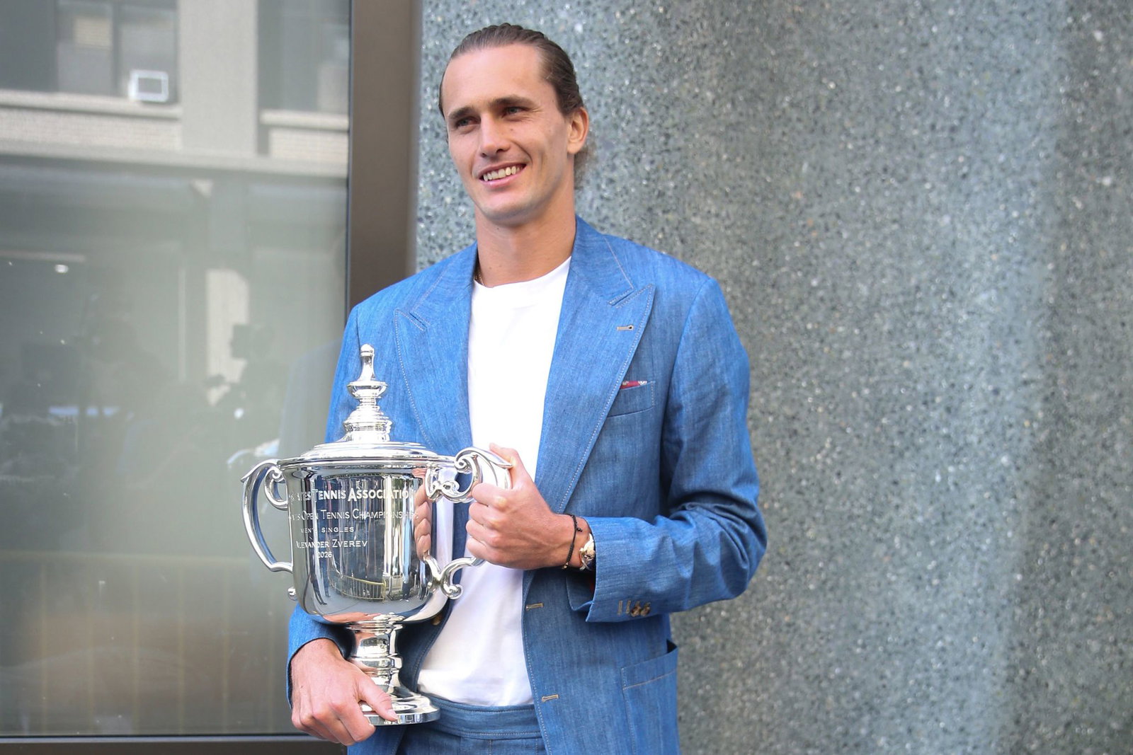 Alexander Zverev am Tag nach seinem US-Open-Triumph