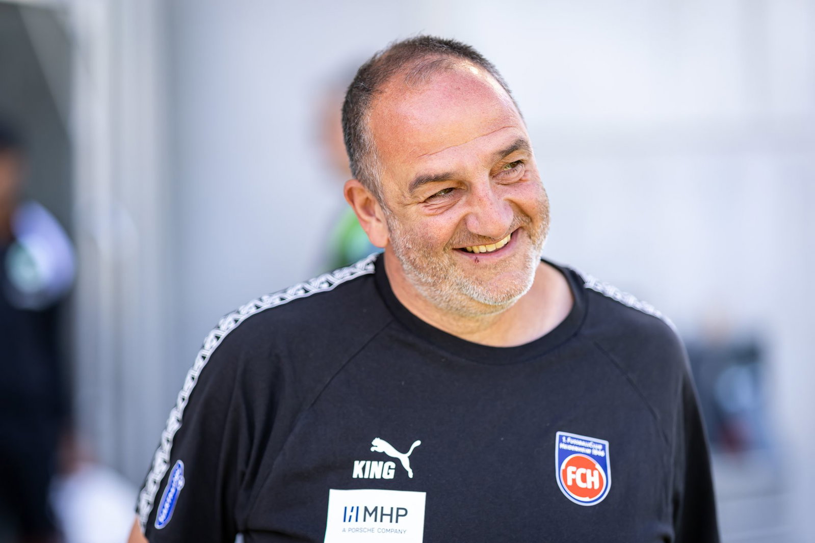 Frank Schmidt freut sich über den dritten Dreier in dieser Saison.