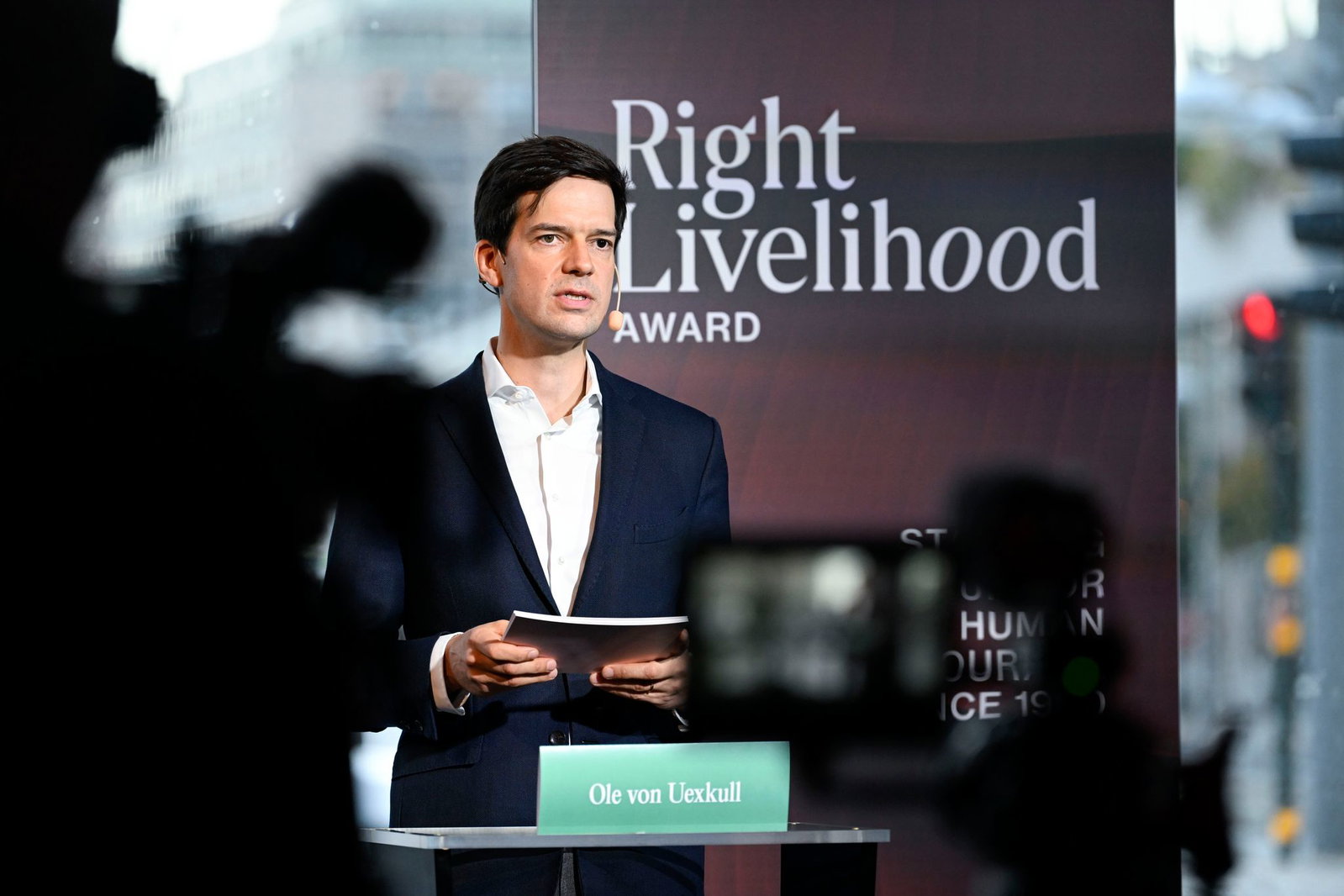 Ole von Uexküll ist Direktor der Right Livelihood Stiftung, die den Preis vergibt. (Archivbild)