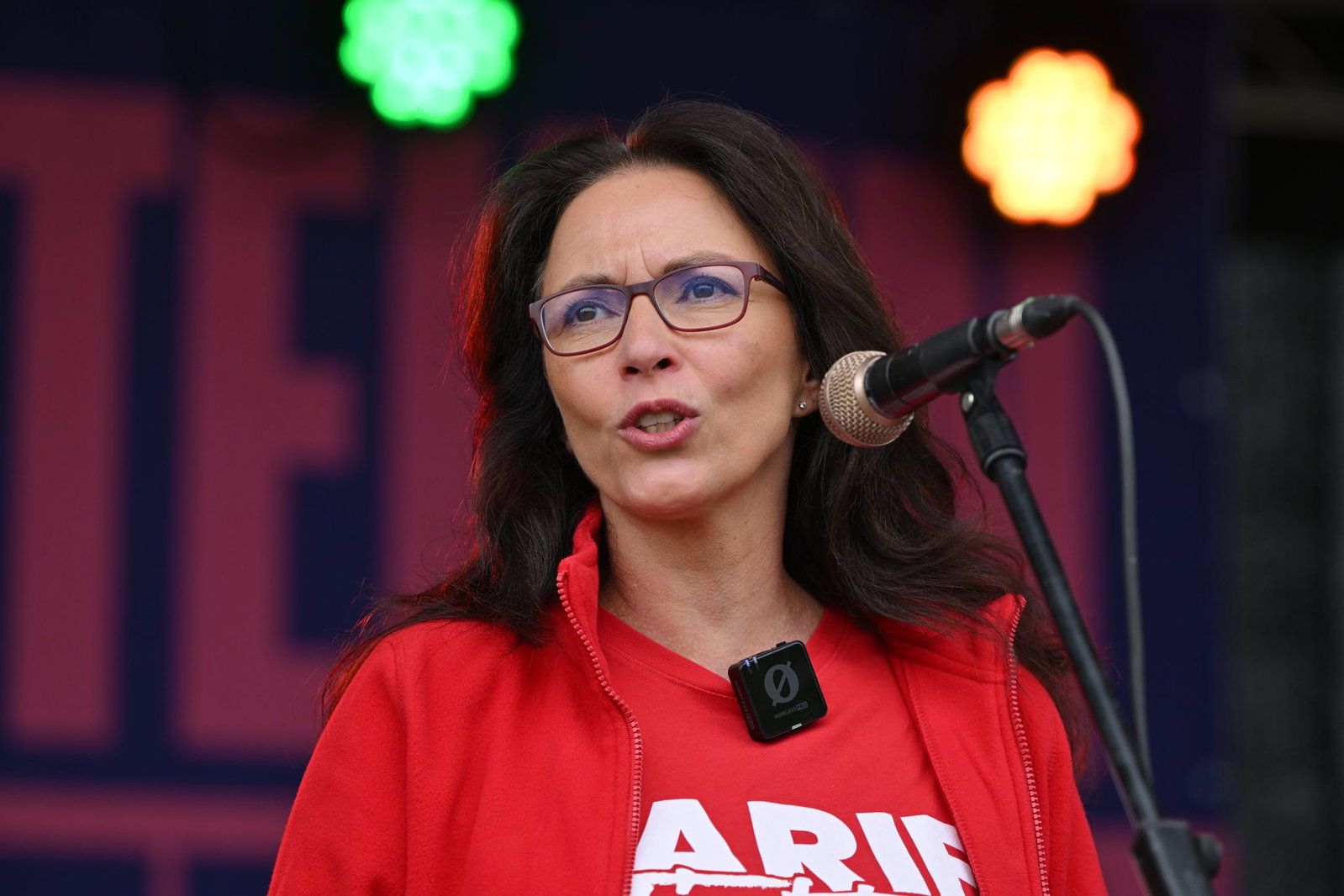 DGB-Chefin Yasmin Fahimi fordert die Regierung auf, die Sorgen der Menschen ernst zu nehmen. (Archivfoto)
