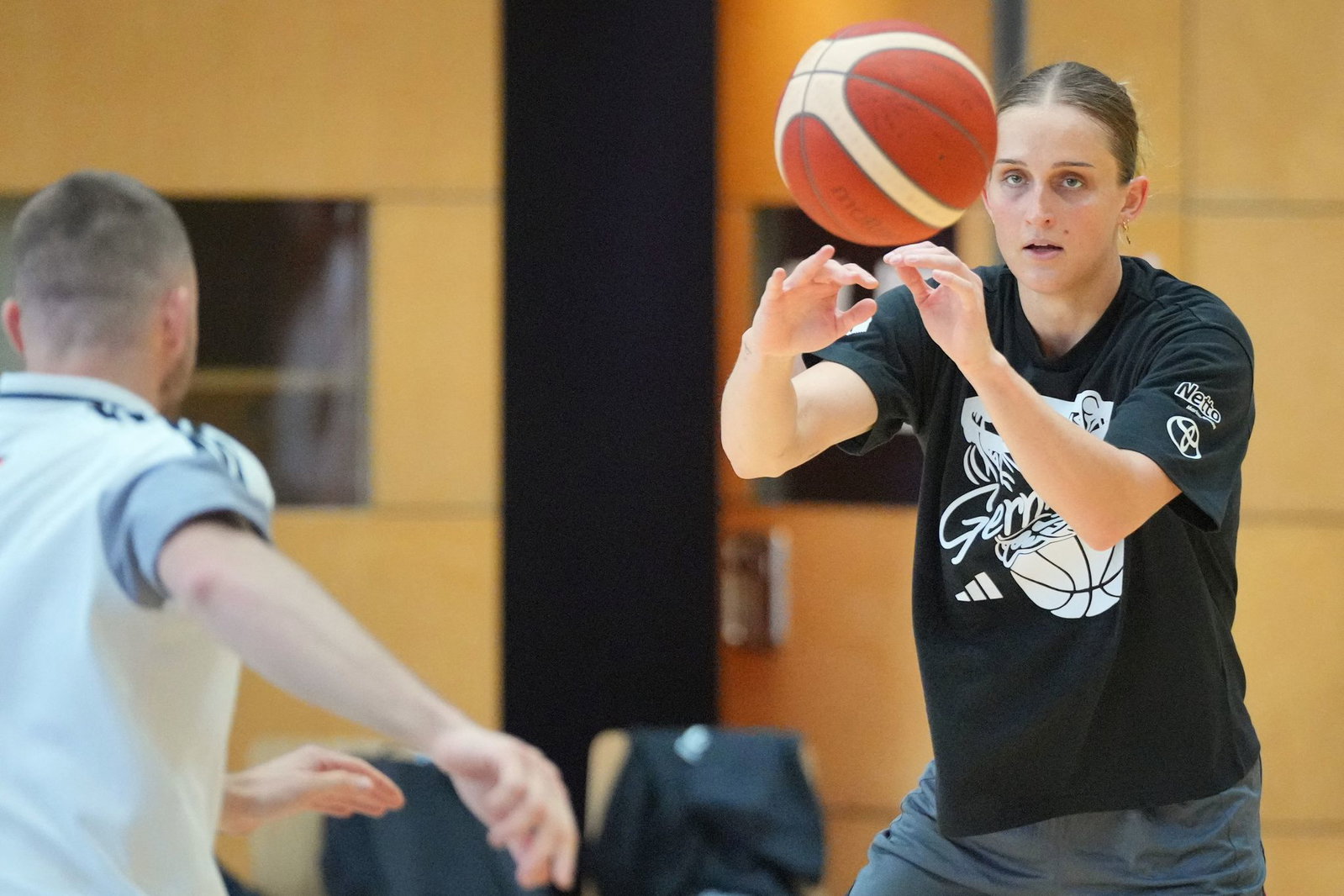 Endlich beim Team: Leonie Fiebich soll das deutsche Team bei der WM anführen.