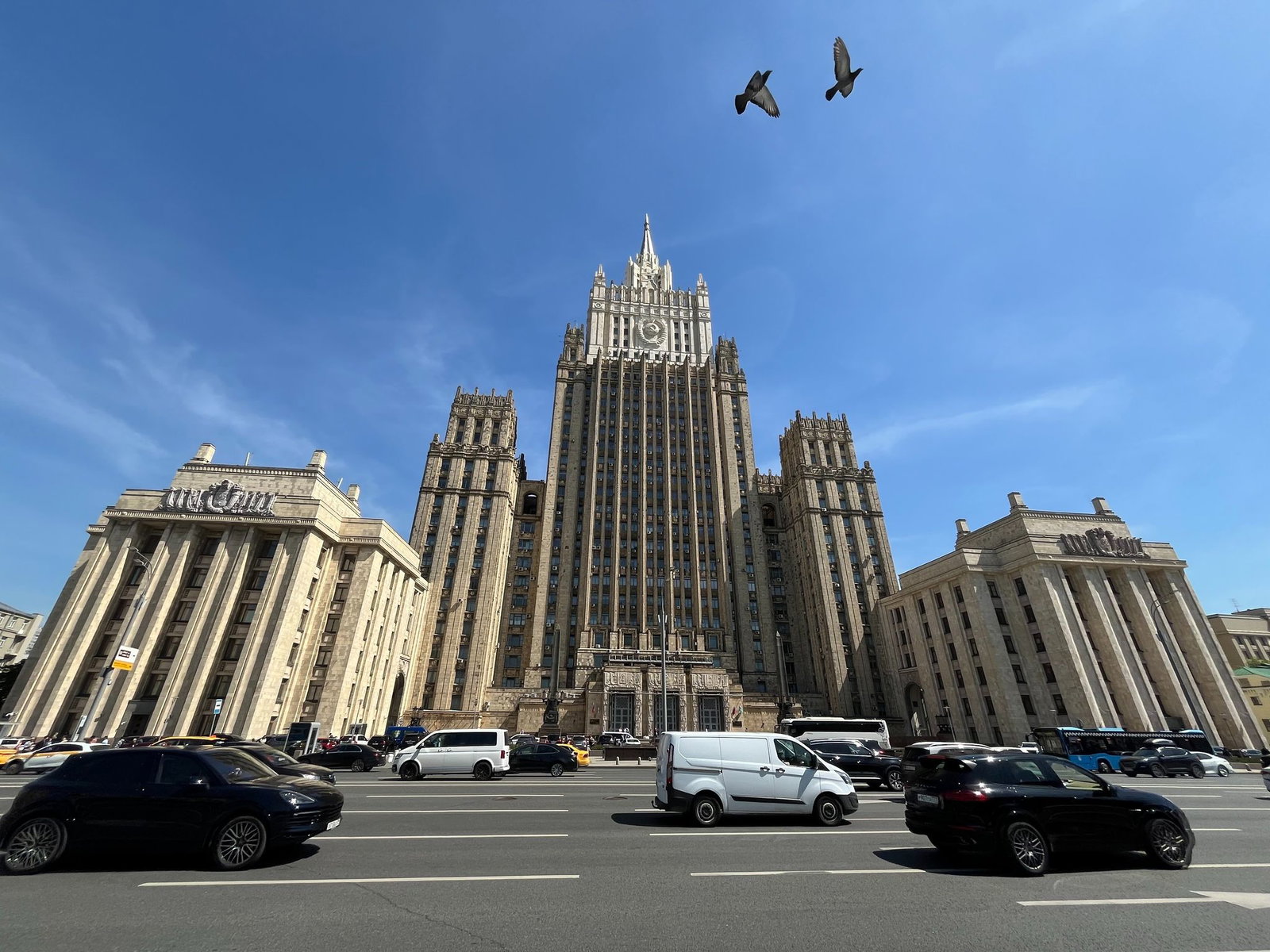 Die Geschäftsträgerin der britischen Botschaft in Moskau ist ins russische Außenministerium bestellt worden. (Archivbild)