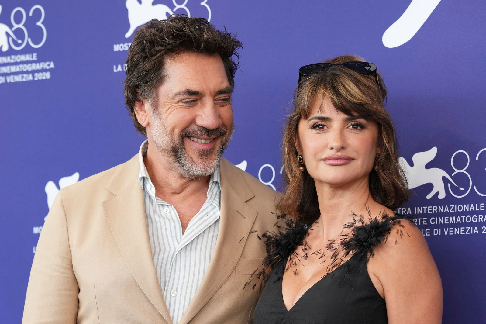 Bardem und Cruz präsentieren in Venedig ihren neuen Film «Bunker». 