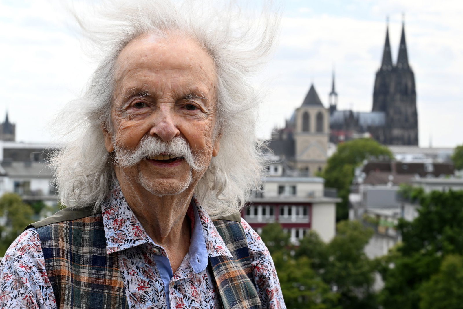 Jean Pütz hat eine Wohnung mit Dom-Blick bezogen.