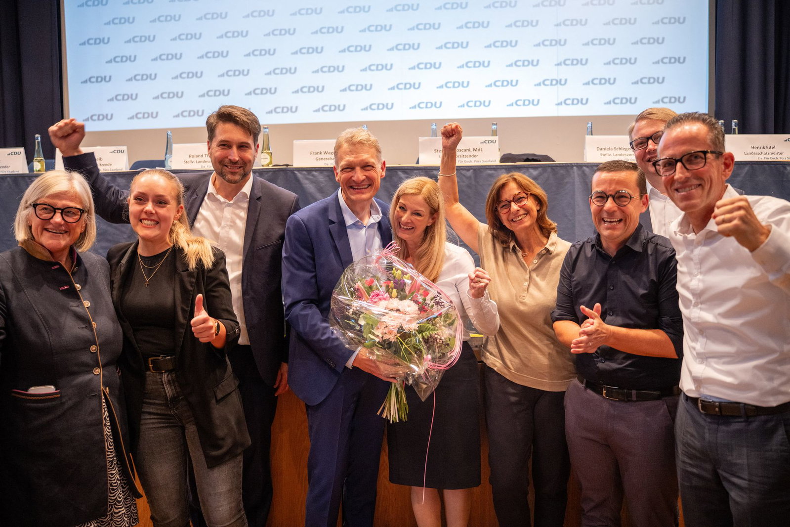 Die Landesliste der CDU Saar umfasst mehr als 20 Kandidaten