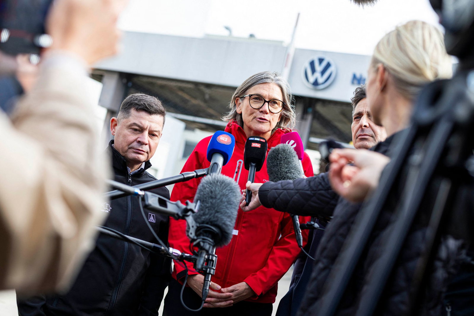IG-Metall-Chefin Benner sprach am Montag in Wolfsburg und Hannover. 