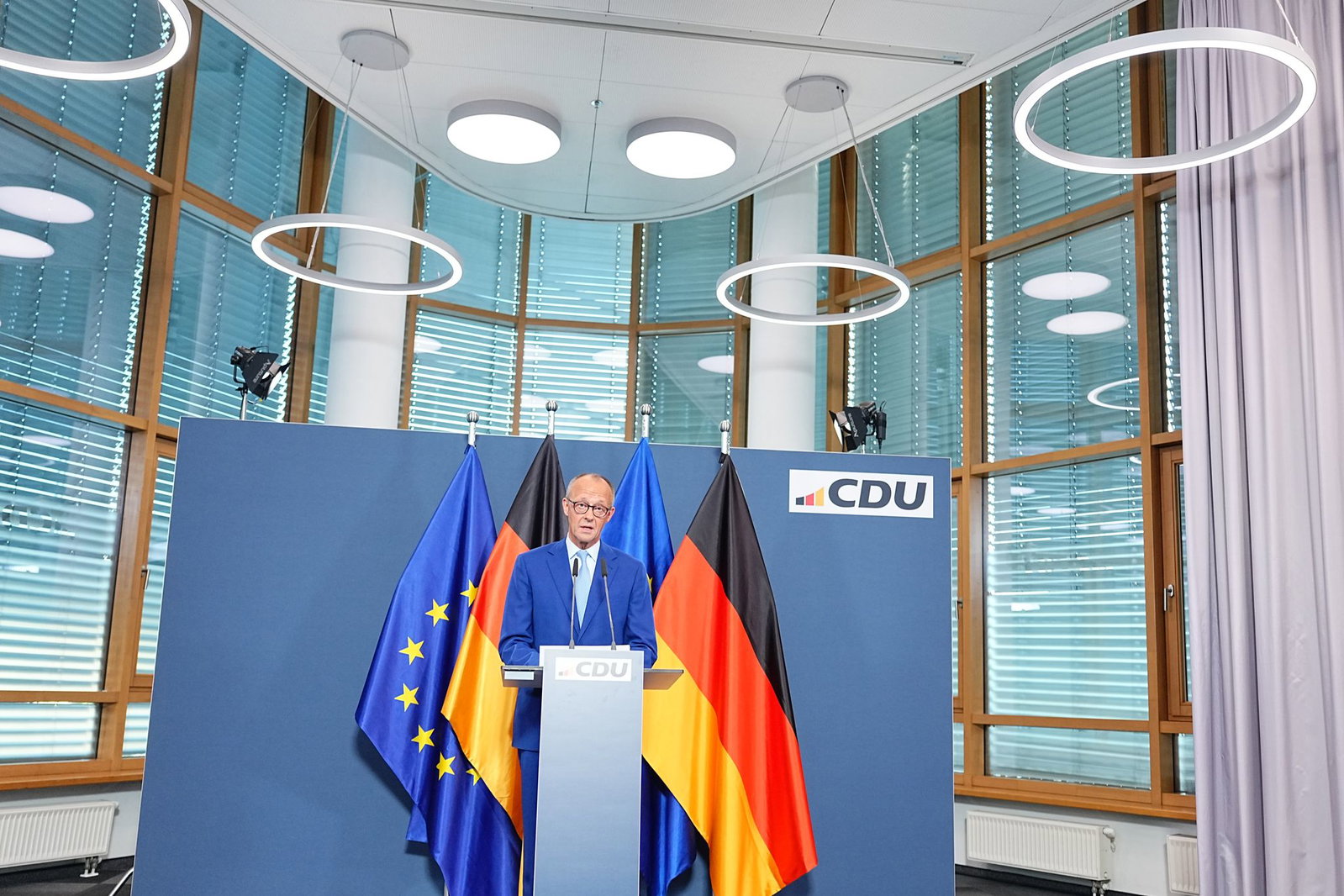 Kanzler Merz sagt, am Ergebnis der CDU in Mecklenburg-Vorpommern gebe es nichts schönzureden.